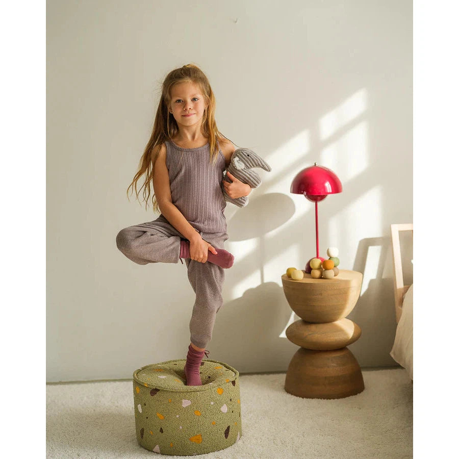 Wigiwama Terrazzo Moss Pouffe、mySite、gigharbornorthrealestate