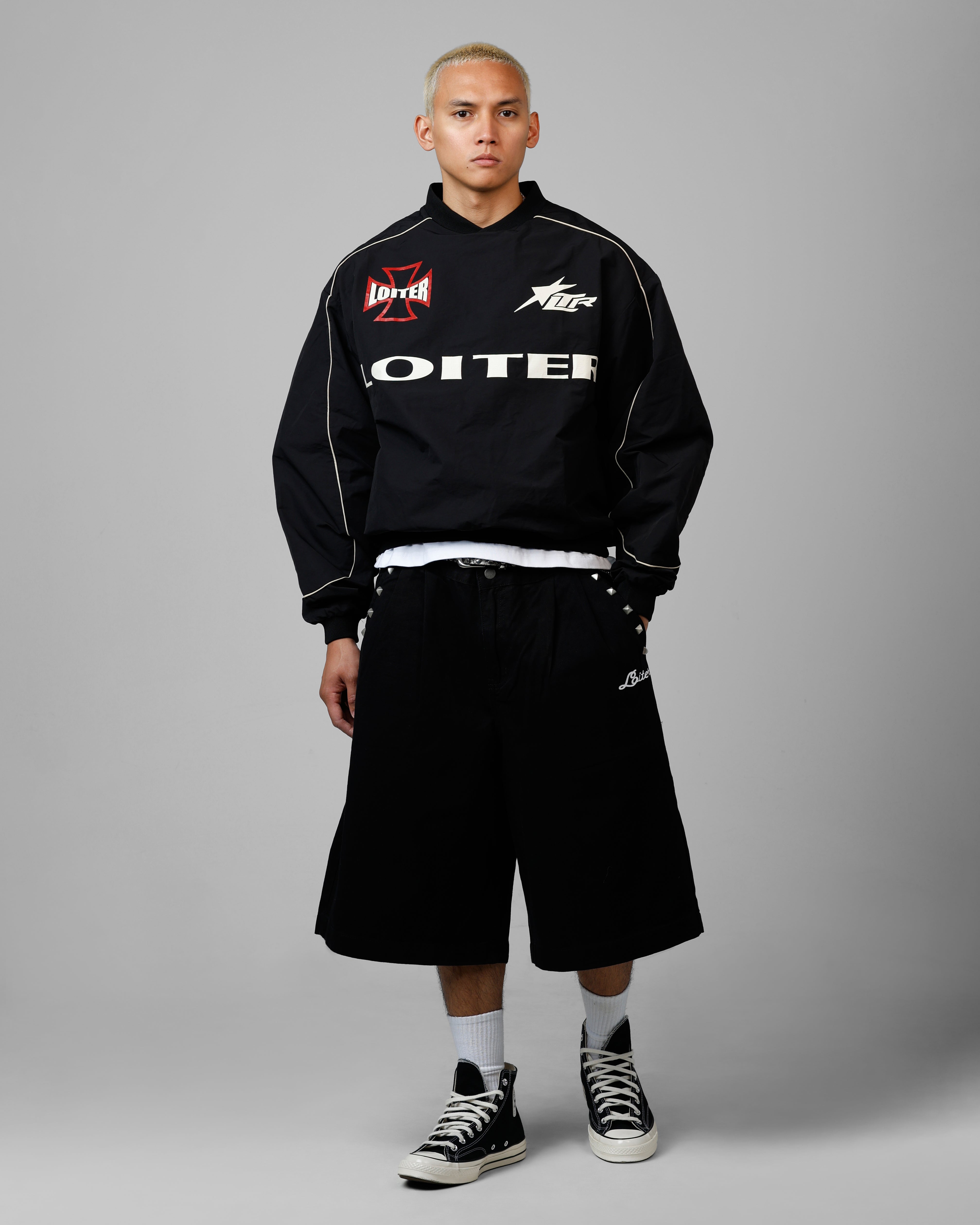 Loiter 3 Quarter Shorts Black、mySite、zt4zffjzw