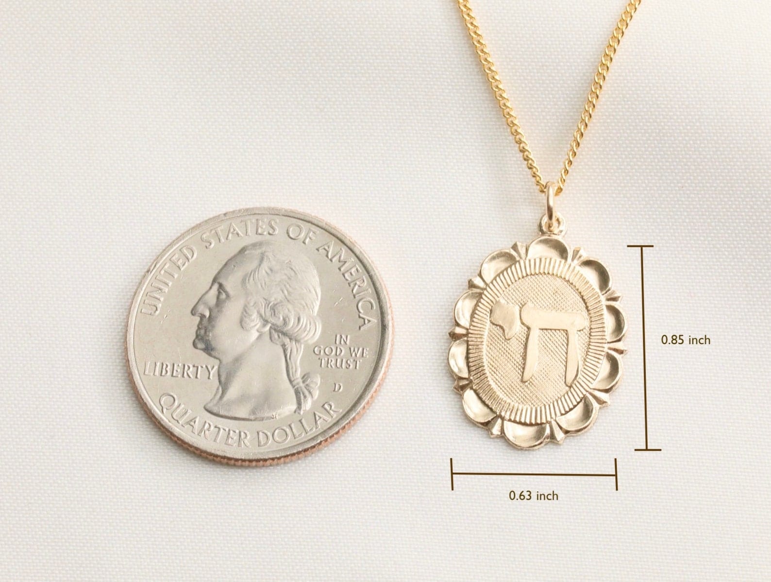Chai Gold Medallion Necklace、mySite、topwebapps