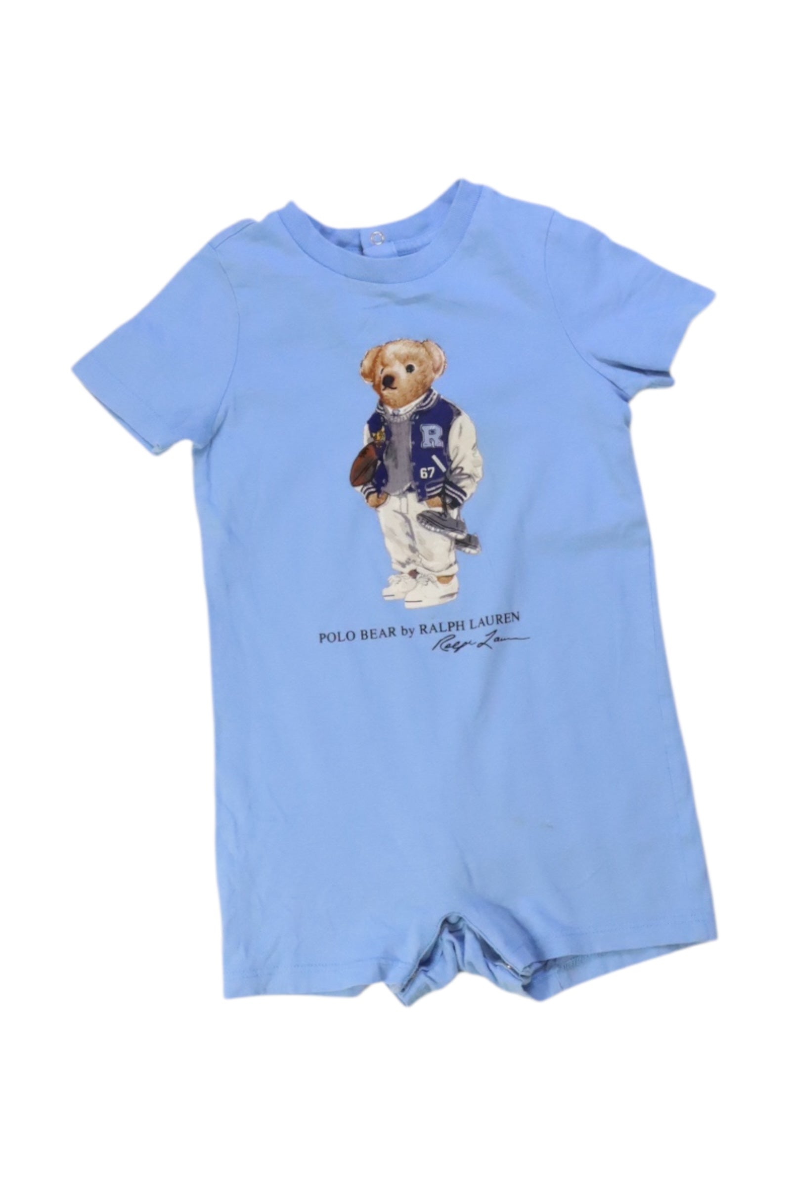 Ralph Lauren Polo Bear Short Sleeve Romper 6-12M、mySite、g9winljtr
