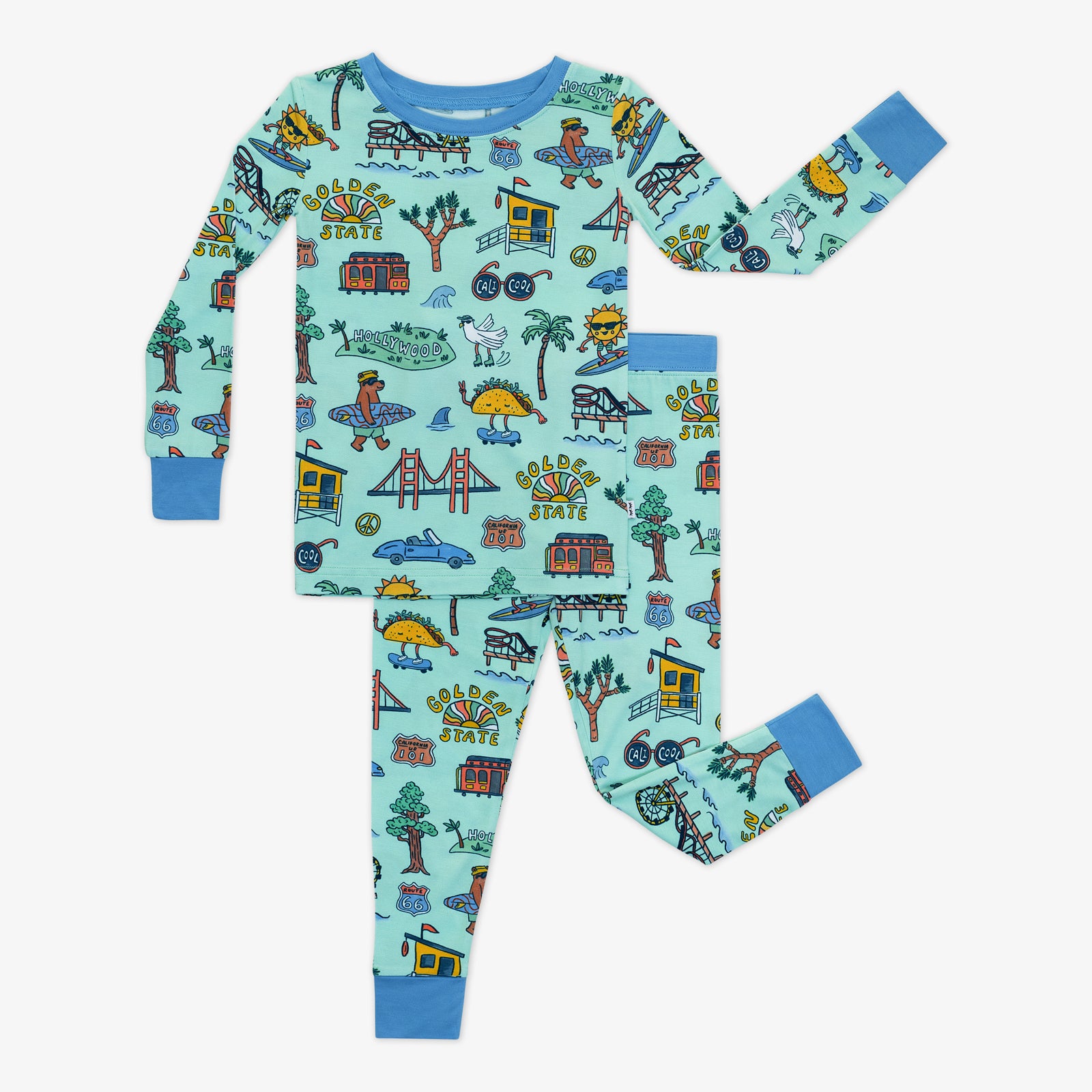 Golden State Two-Piece Pajama Set、mySite、g9winljtr