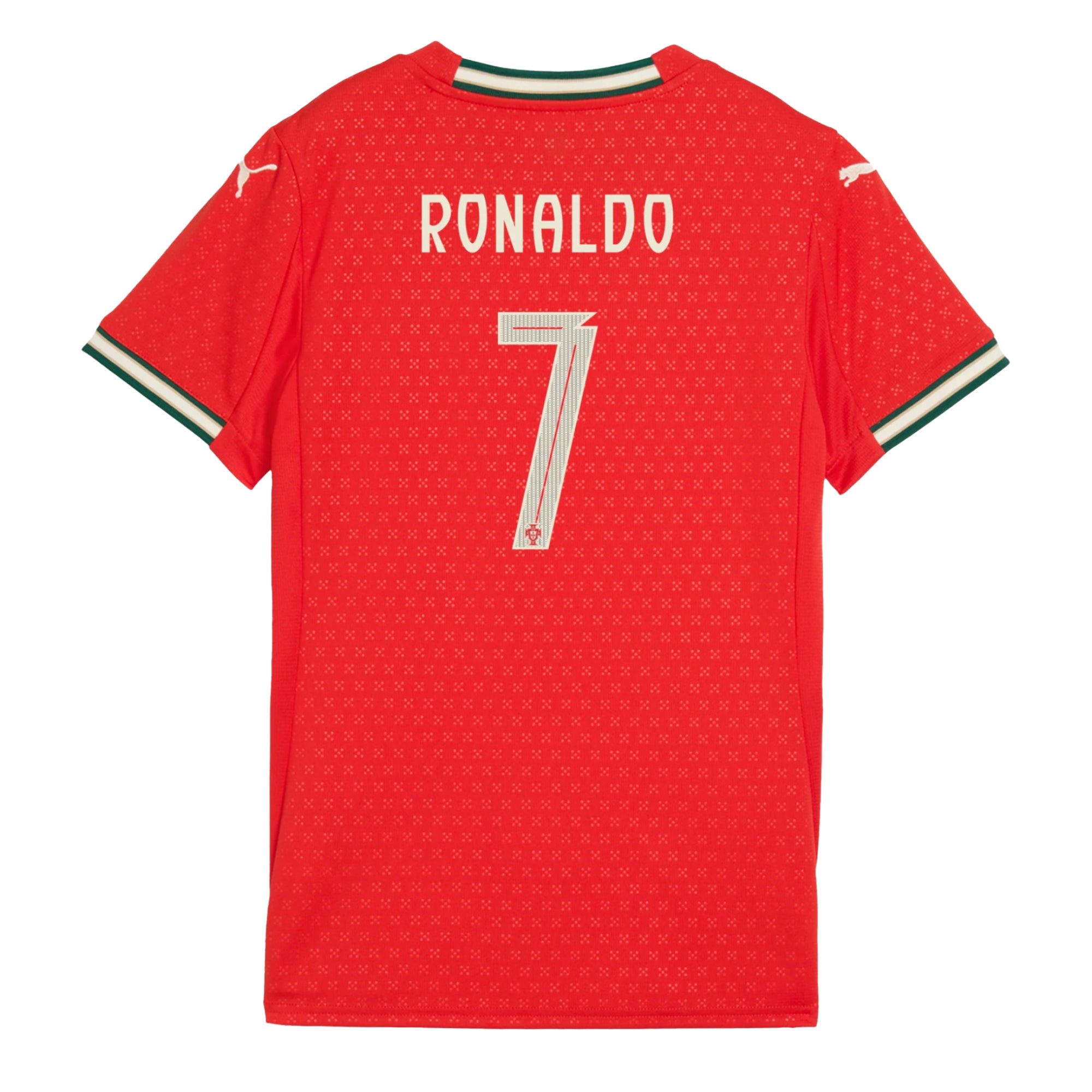 PUMA Women's Portugal 2025/26 Home Jersey w/ Ronaldo #7 Printing、mySite、bottomscart