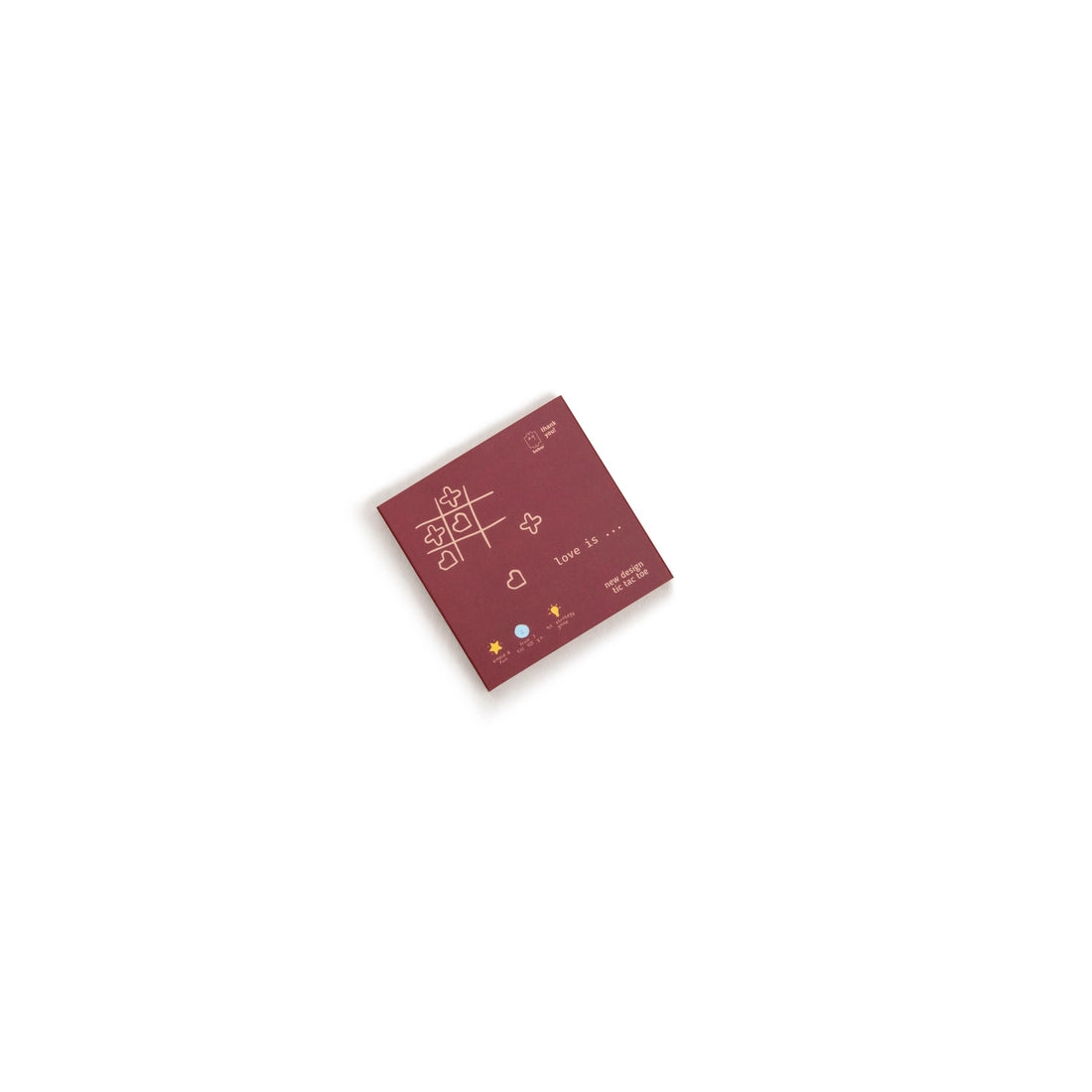 Wooden Board Game Tic Tac Toe - Love is...、mySite、g9winljtr