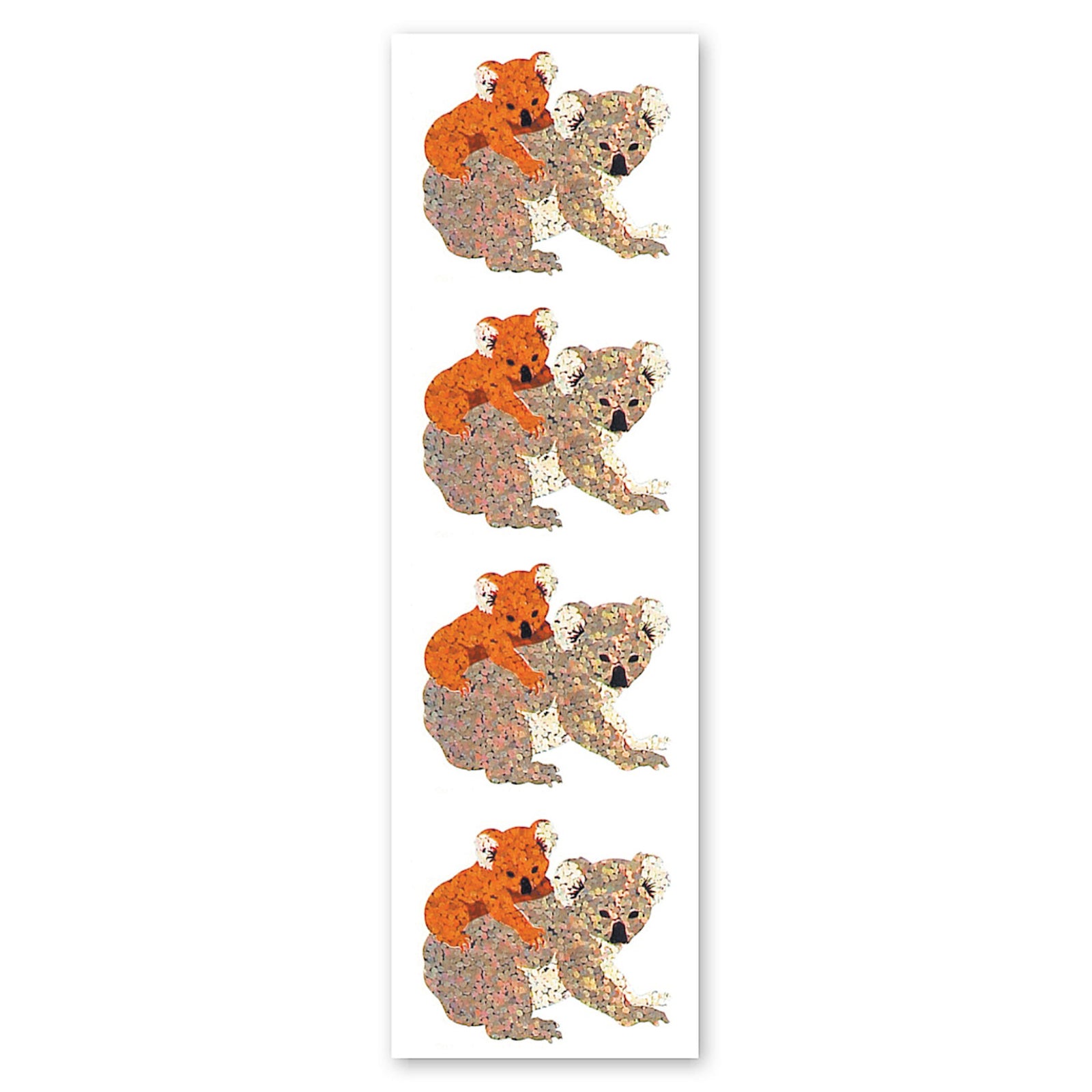  Koala Bear & Baby Sparkly Prismatic Stickers - Packaged、mySite、ghnorth