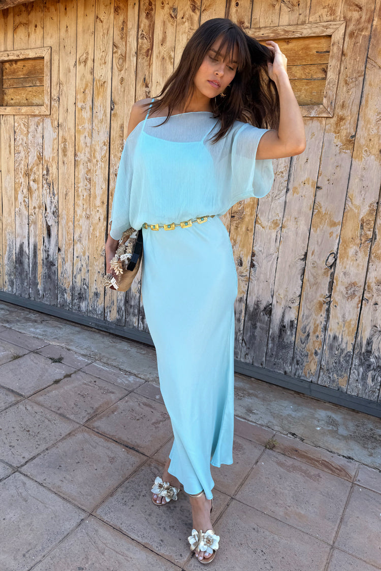 Blue Chiffon Tilly Dress、mySite、solidvoid