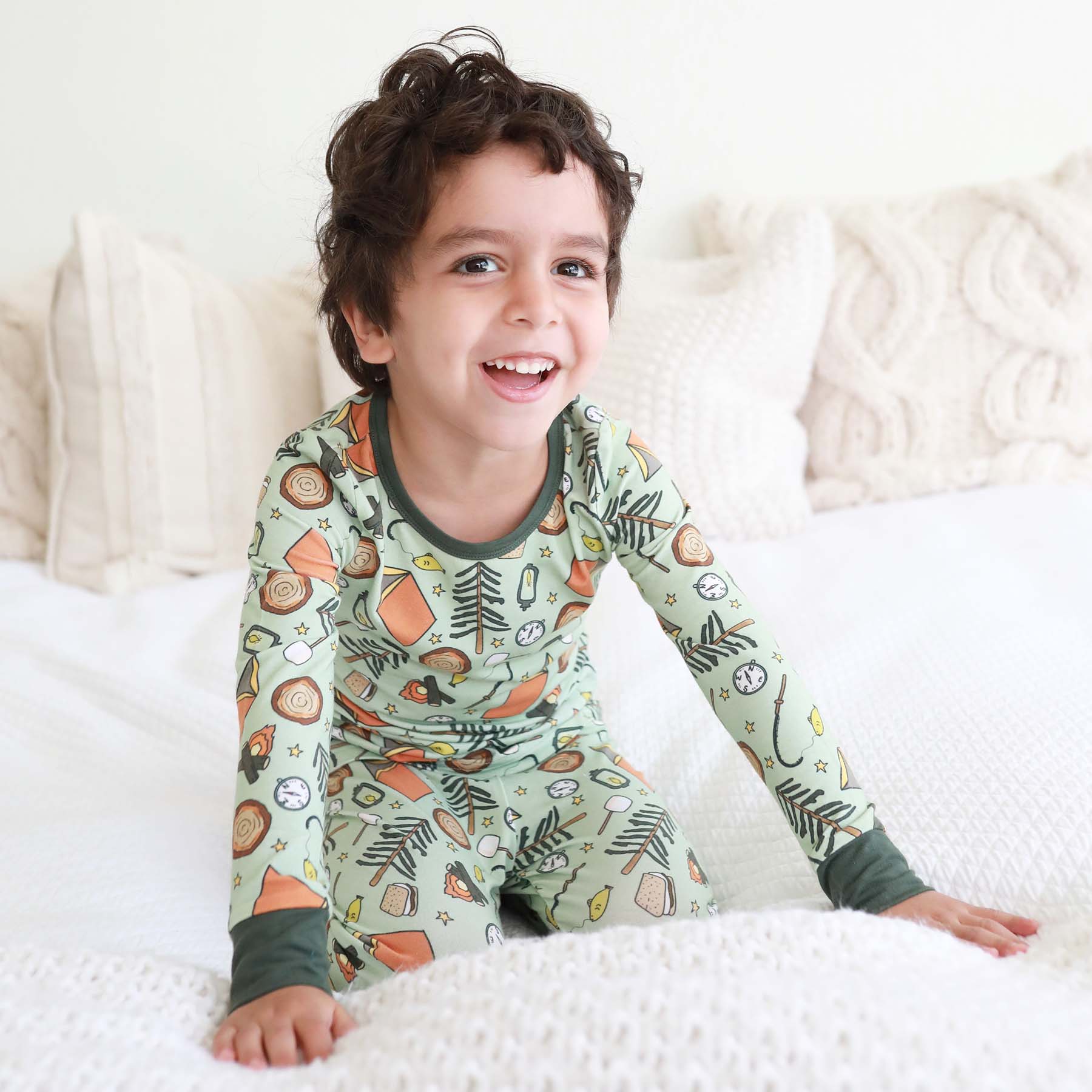  Cozy Camper Two Piece Pajama Set、mySite、layawaytickets