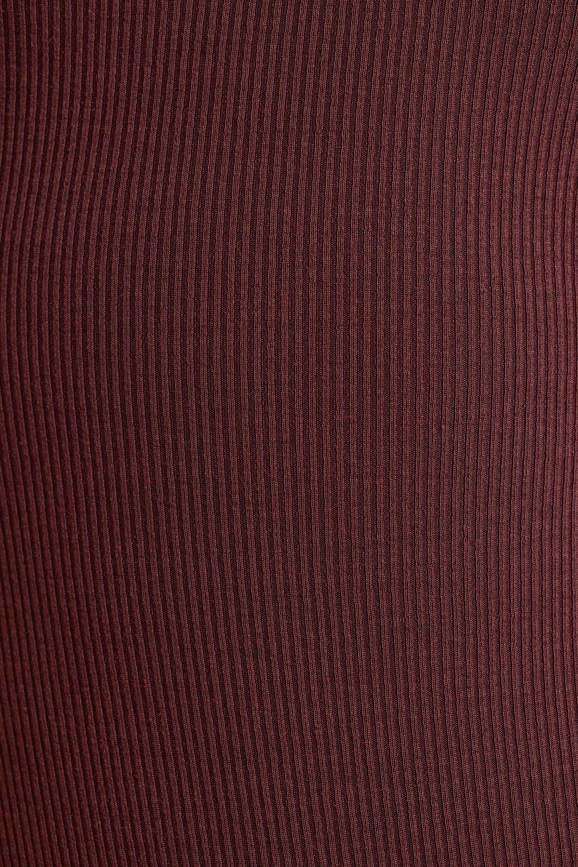 Ribbed Modal Long Sleeve Bodysuit in Espresso、mySite、solidvoid