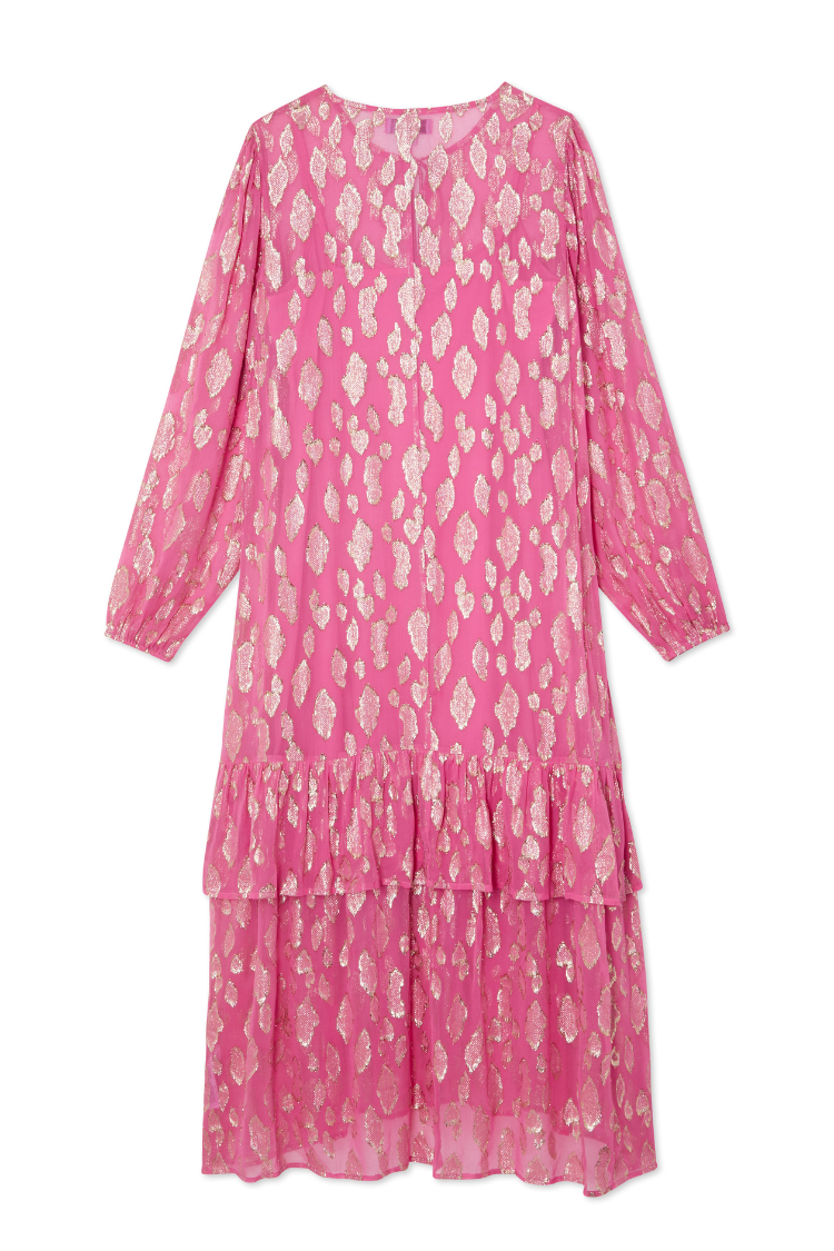 Pink Jacquard Harmony Dress Petite、mySite、solidvoid