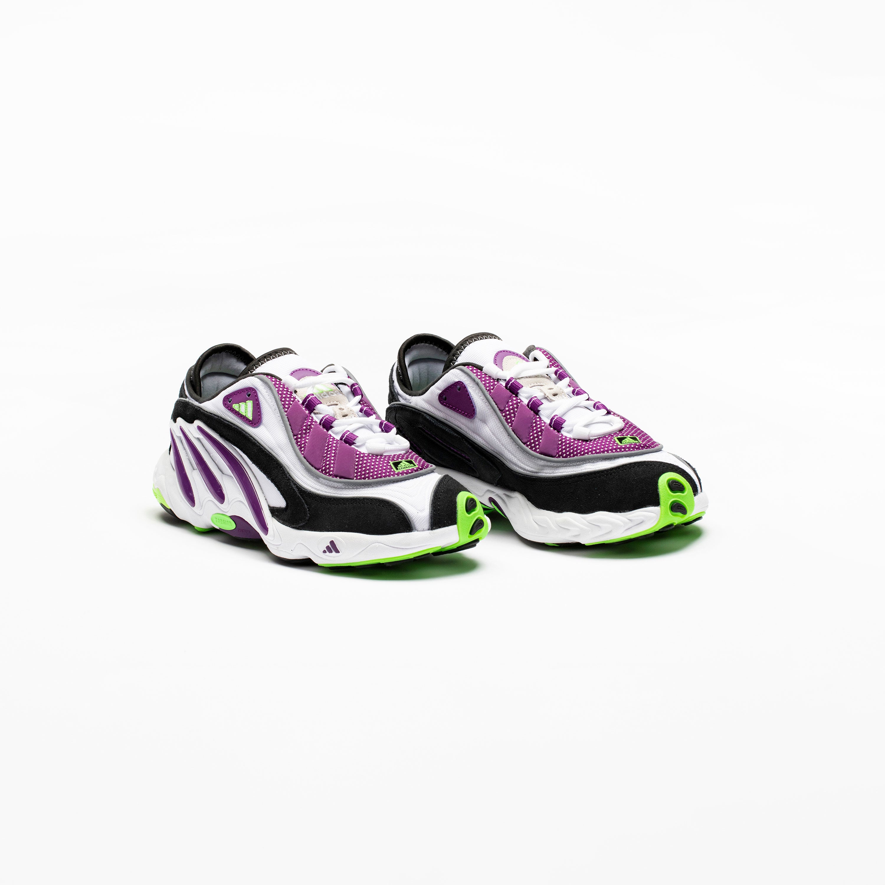 FYW 98 Mens Running Shoe - White/Black/Solar Green/Glory Purple、mySite、dreamappss