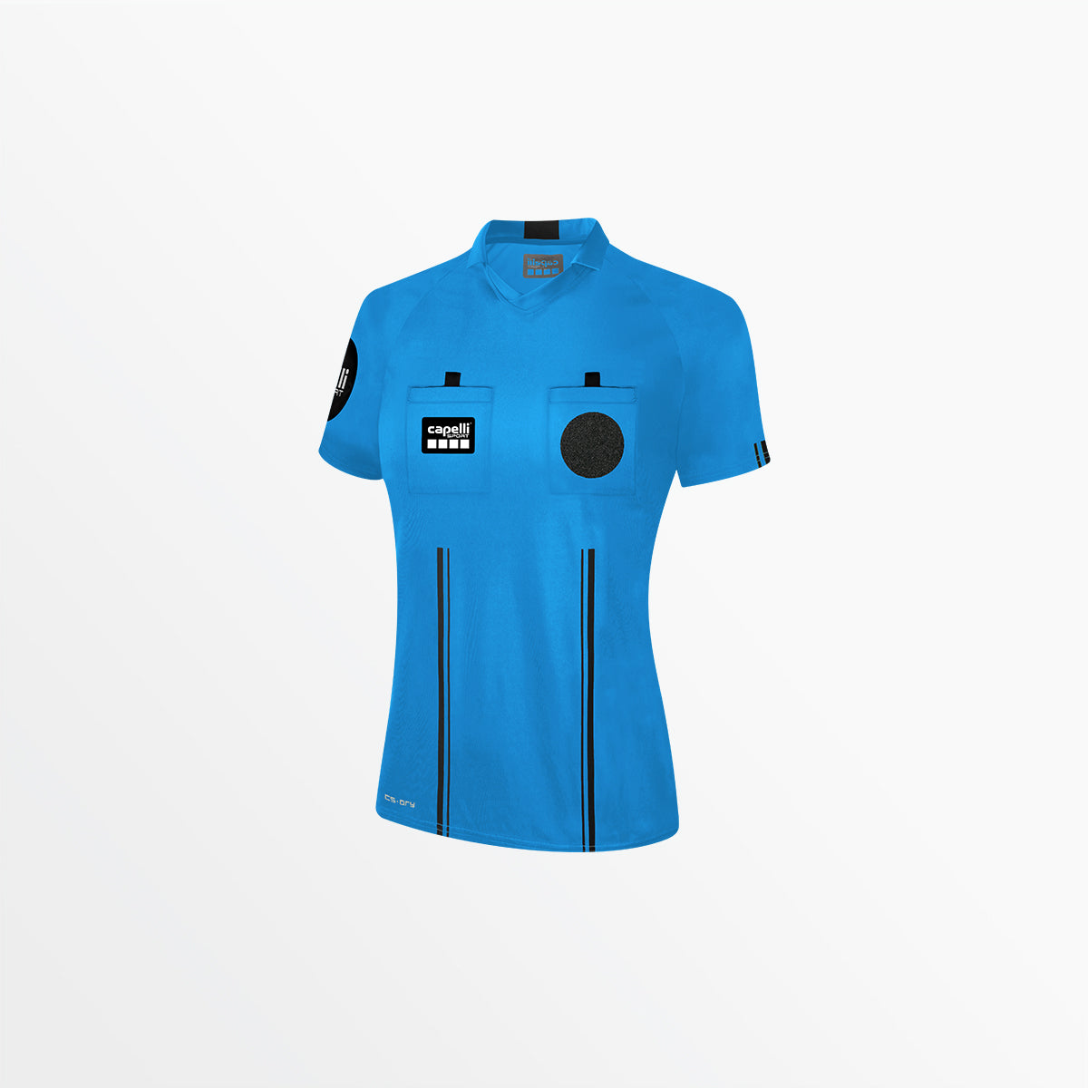 WOMEN'S OFFICIAL REFEREE V-NECK SHORT SLEEVE JERSEY、mySite、neckold