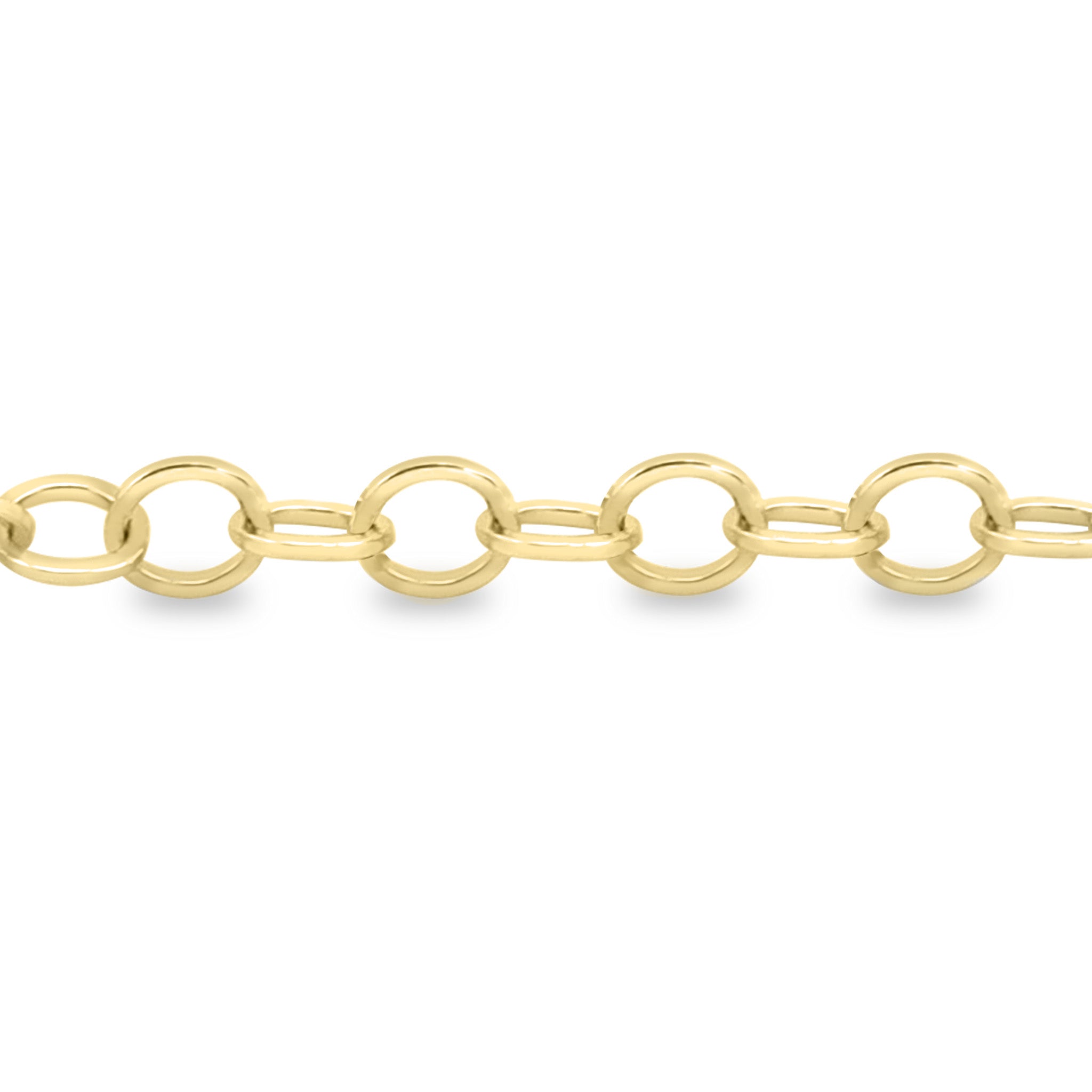 3mm 18K Gold PVD Stainless Steel Circle Cable Permanent Jewelry Chain By The Foot / SPL1002、mySite、dreamappss