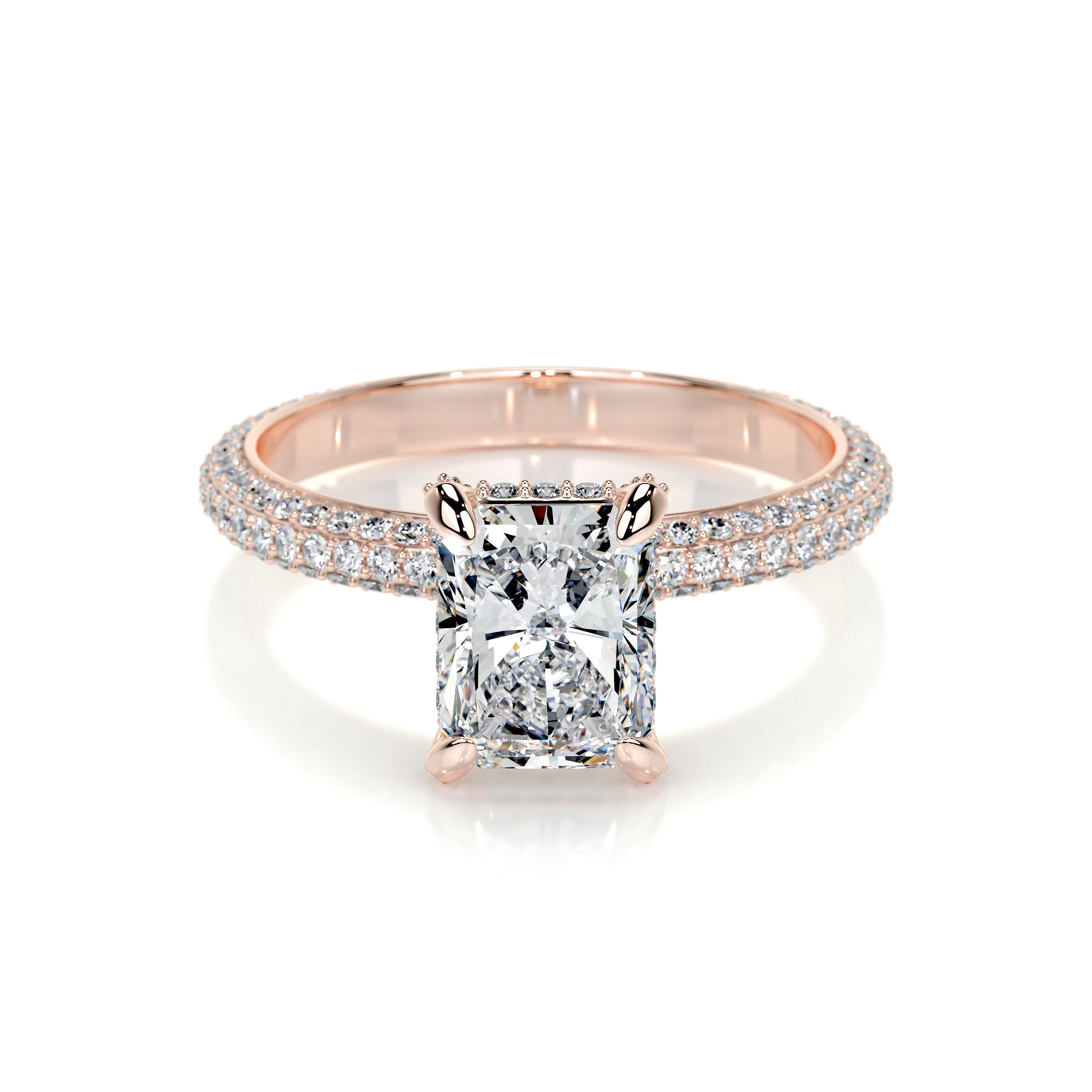 Milly Lab Grown Diamond Ring -14K Rose Gold、mySite、hinf8tx79