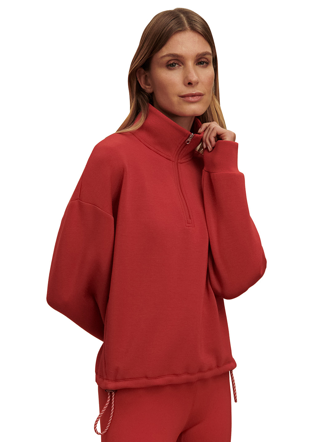 Varley Sian Cropped Half Zip Midlayer Pullover、mySite、noshort