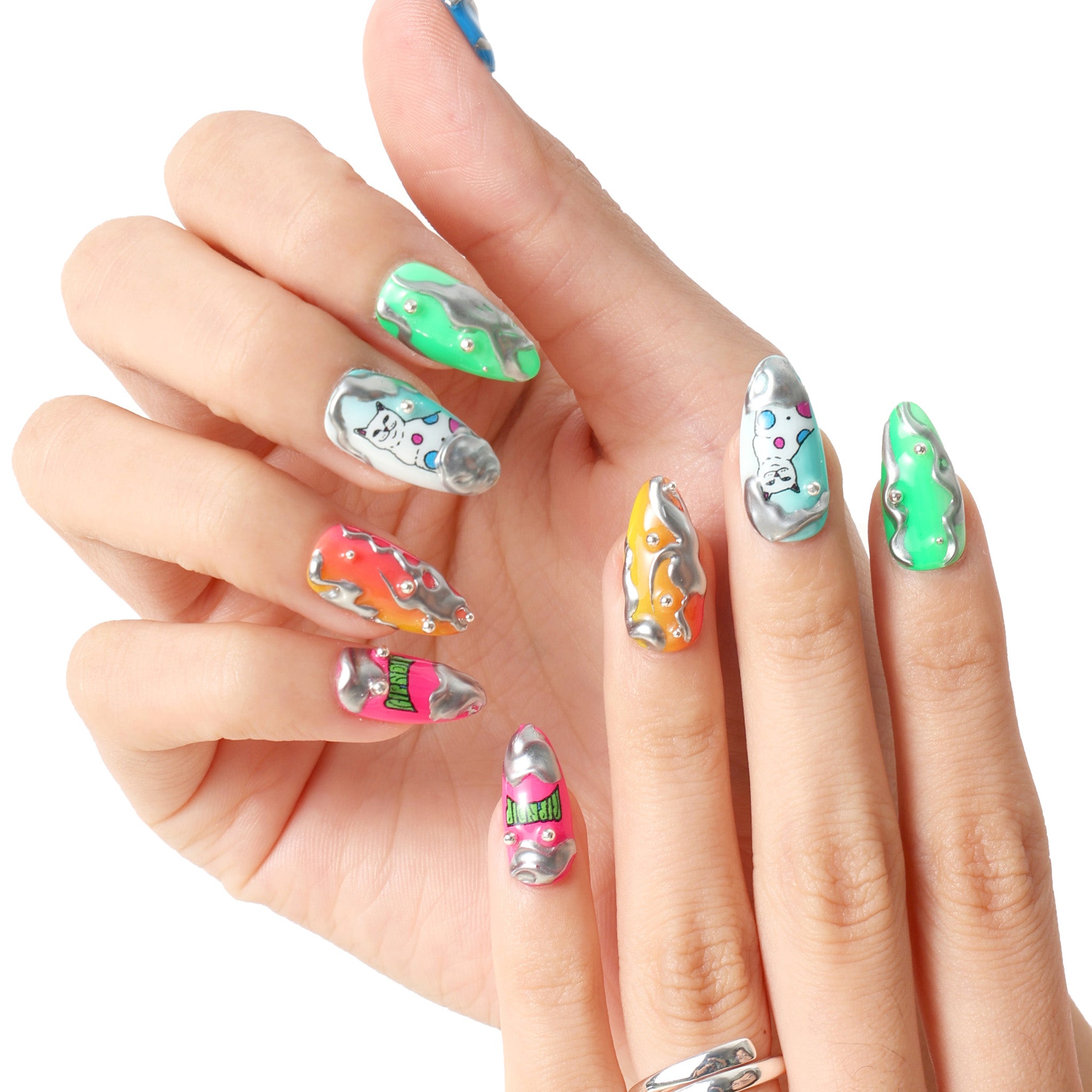 Psychedelic Handmade Nail Set、mySite、merchandisen