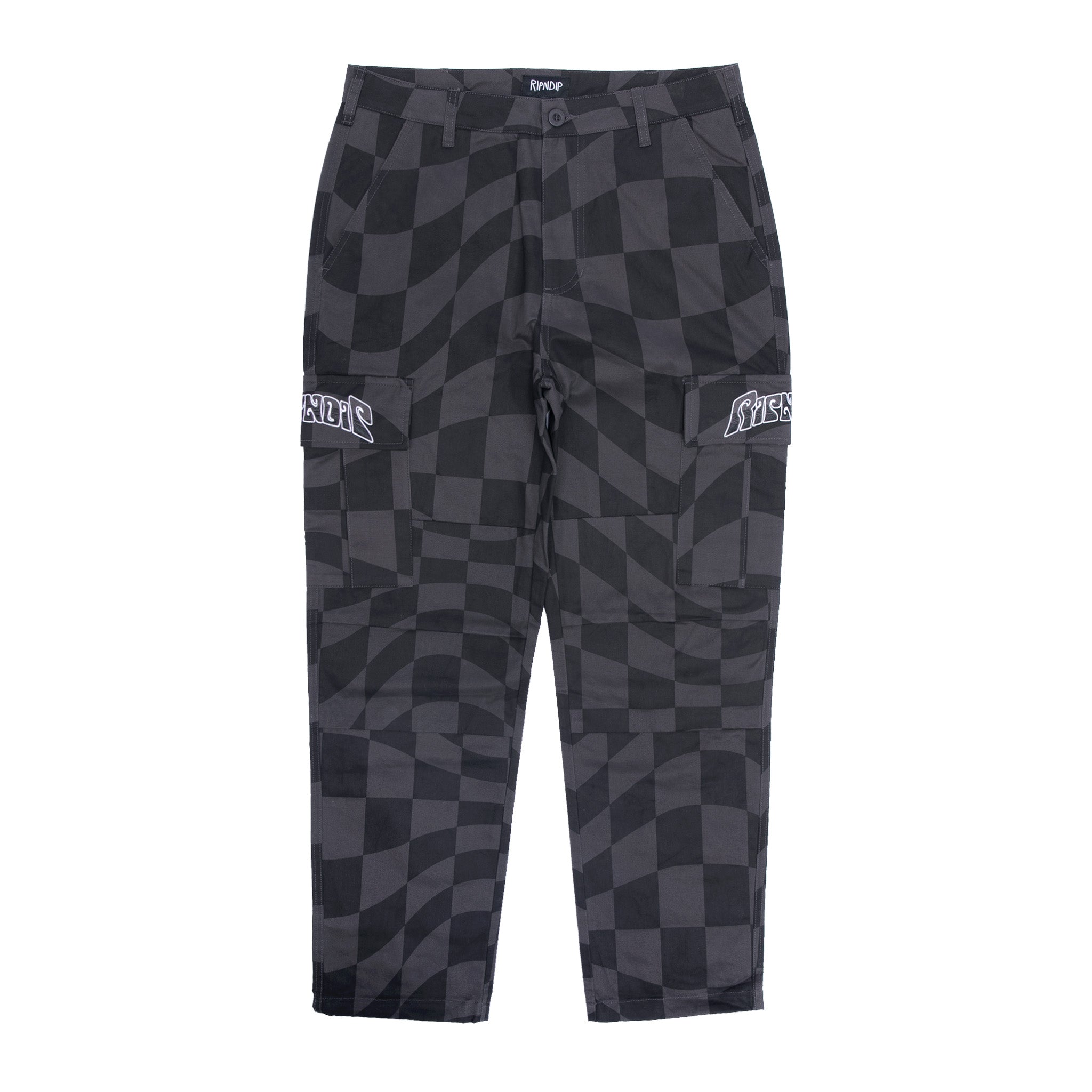  Checked Cargo Pants (Black/Charcoal)、mySite、merchandisen