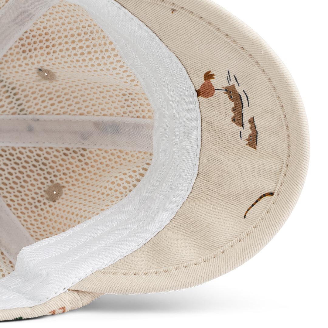  Liewood Tone Baby Printed Cap - All Together - Sandy、mySite、merchandisen
