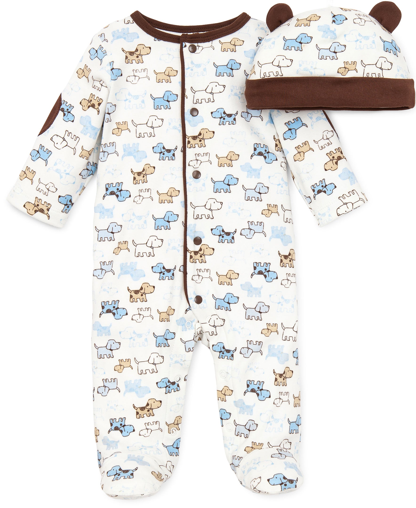  Cute Puppies Footed One-Piece And Hat、mySite、layawaytickets