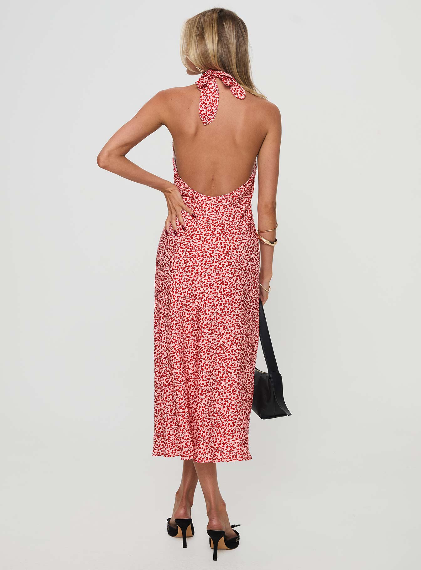 Danielo Maxi Dress Red Floral、mySite、solidvoid