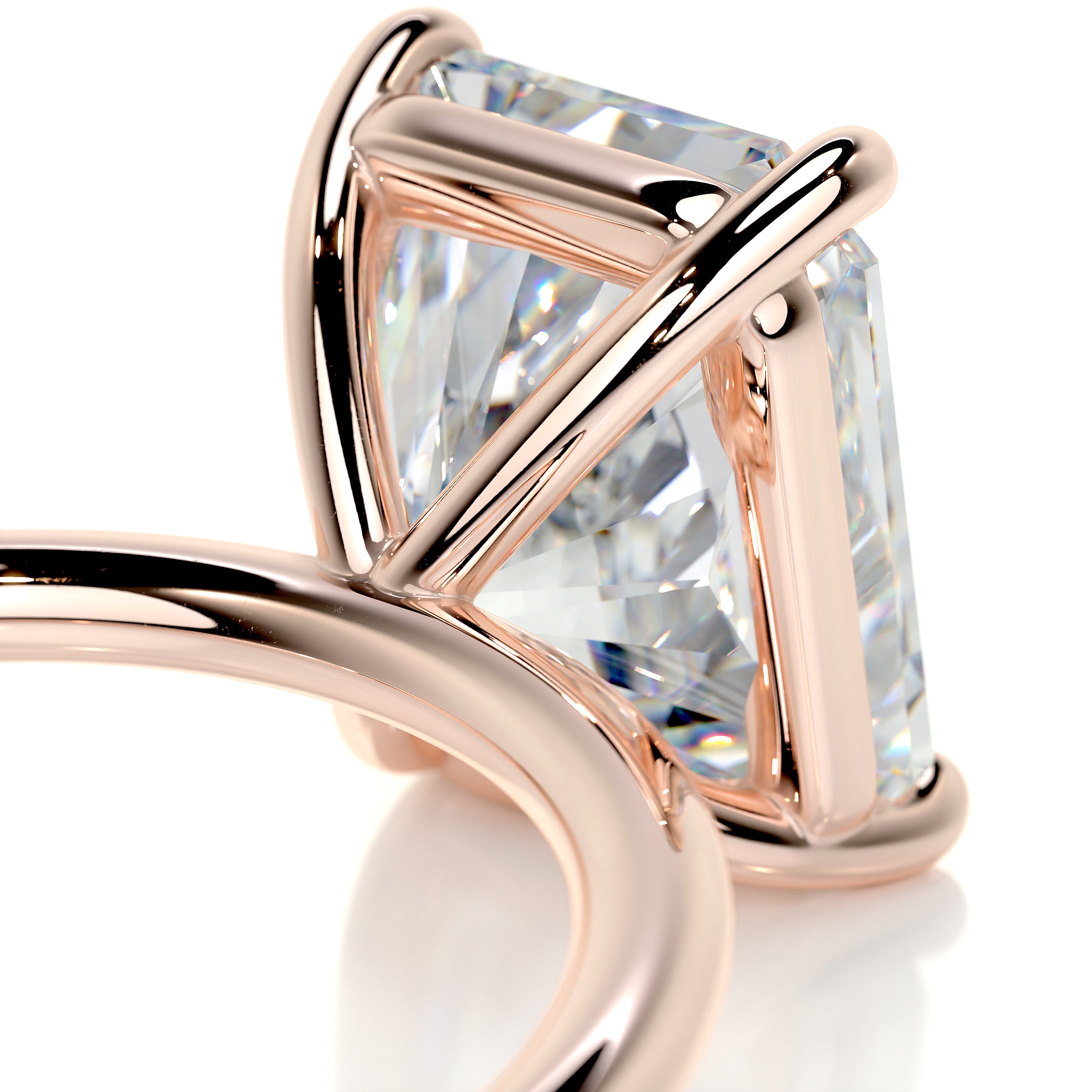 Harper Moissanite Ring -14K Rose Gold、mySite、hinf8tx79
