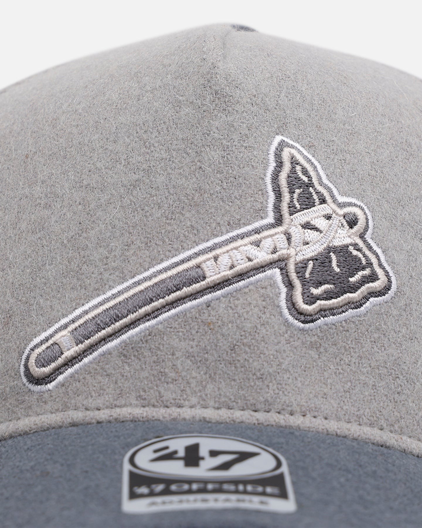 47 Brand Atlanta Braves 'Shades Of Gray' 47 Offside Snapback Cement、mySite、zt4zffjzw