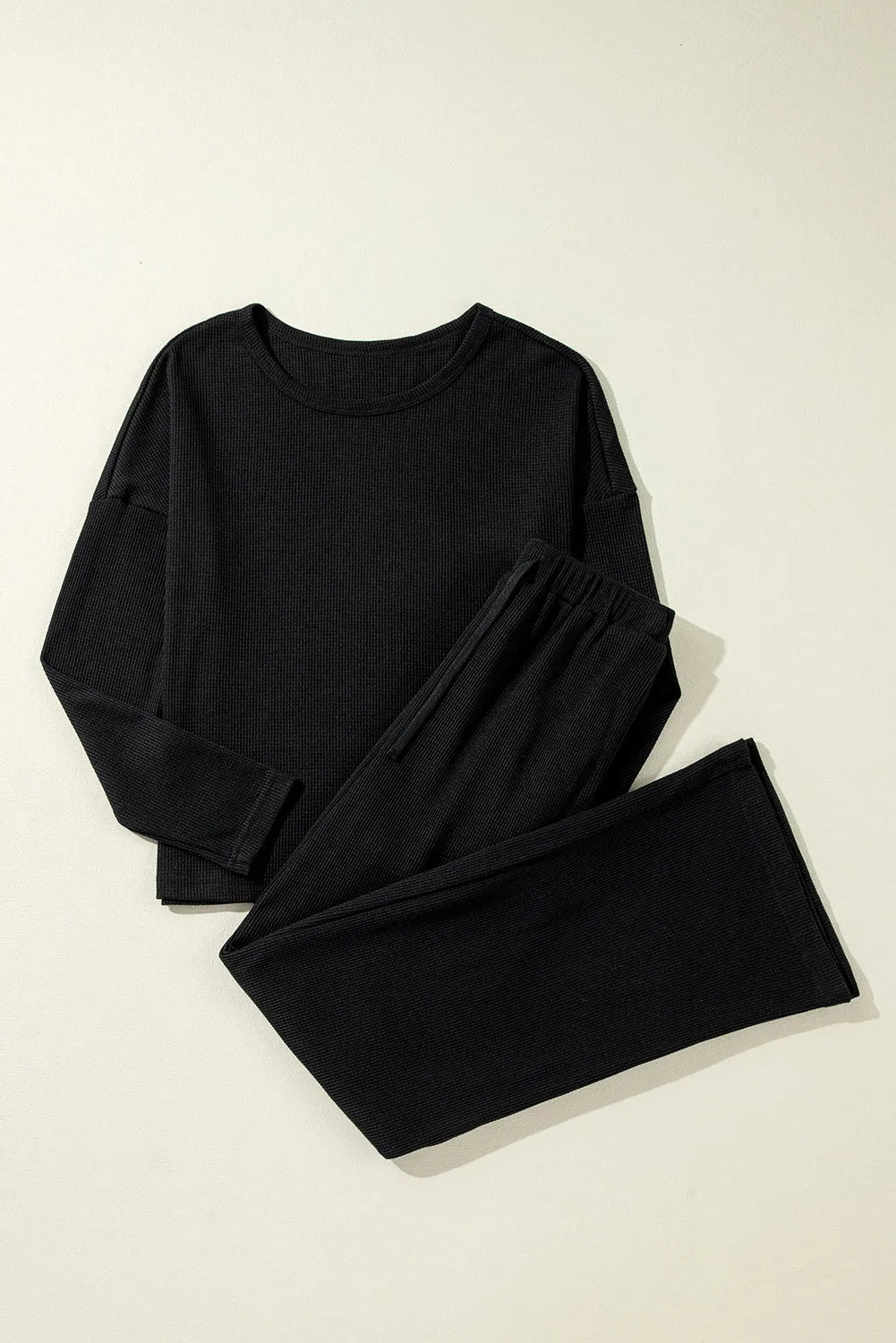  Long Sleeve Top and Drawstring Pants Lounge Set、mySite、justintrudeaud