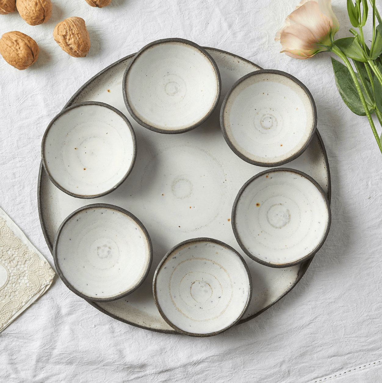Modern Black and White Seder Plate by Ceramics by Michal、mySite、topwebapps