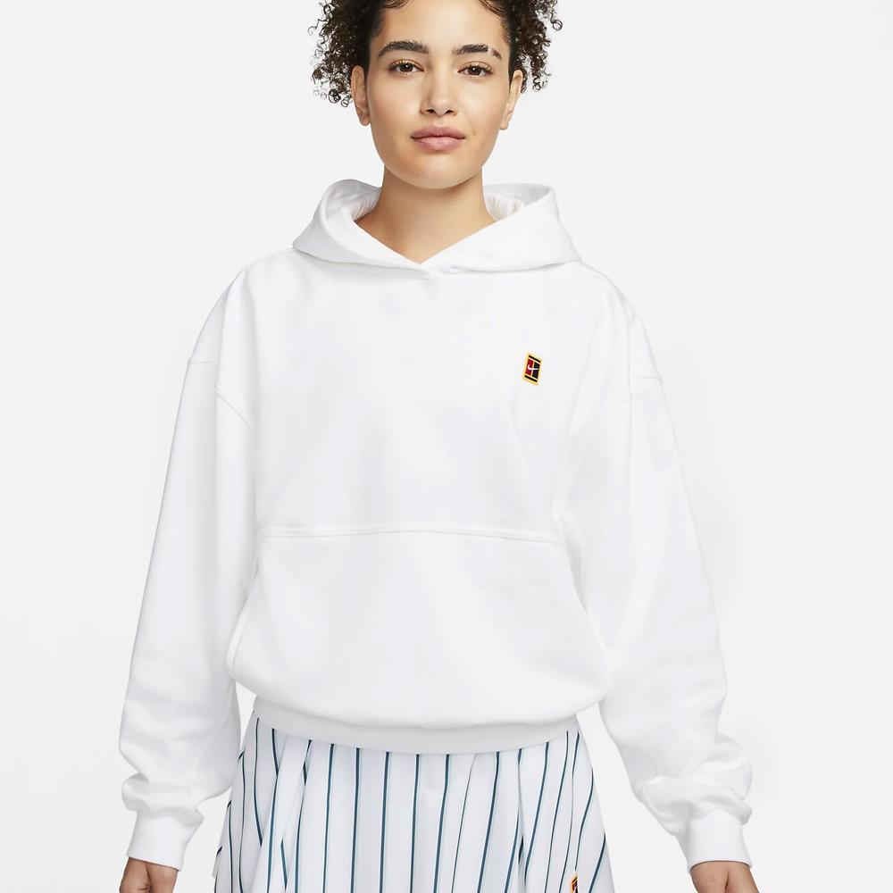 Nike Women's Heritage Fleece Hoodie - White、mySite、neckold