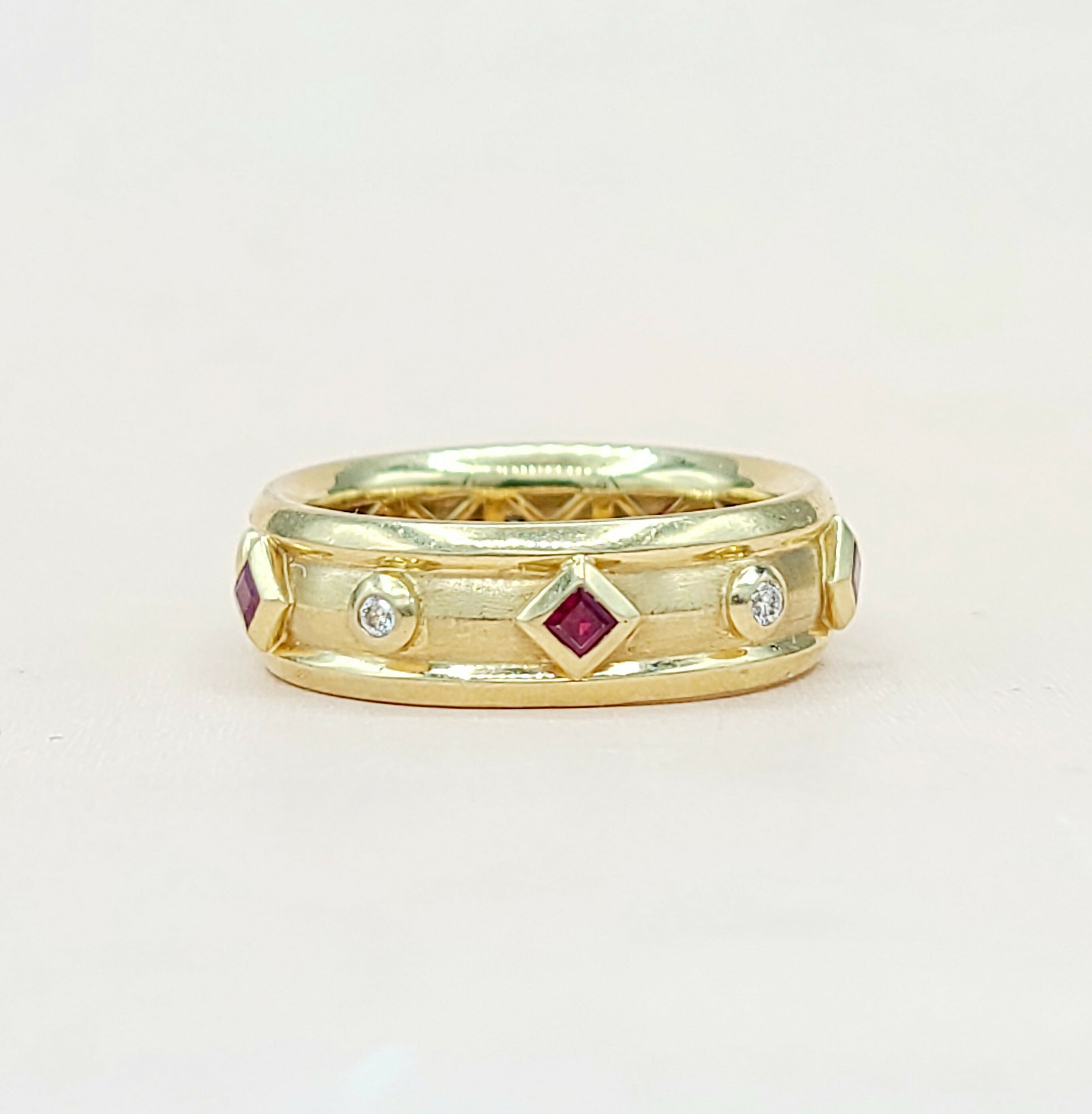 David Yurman Modern Renaissance Ring 18K Gold, Rubies, Diamonds、mySite、hinf8tx79