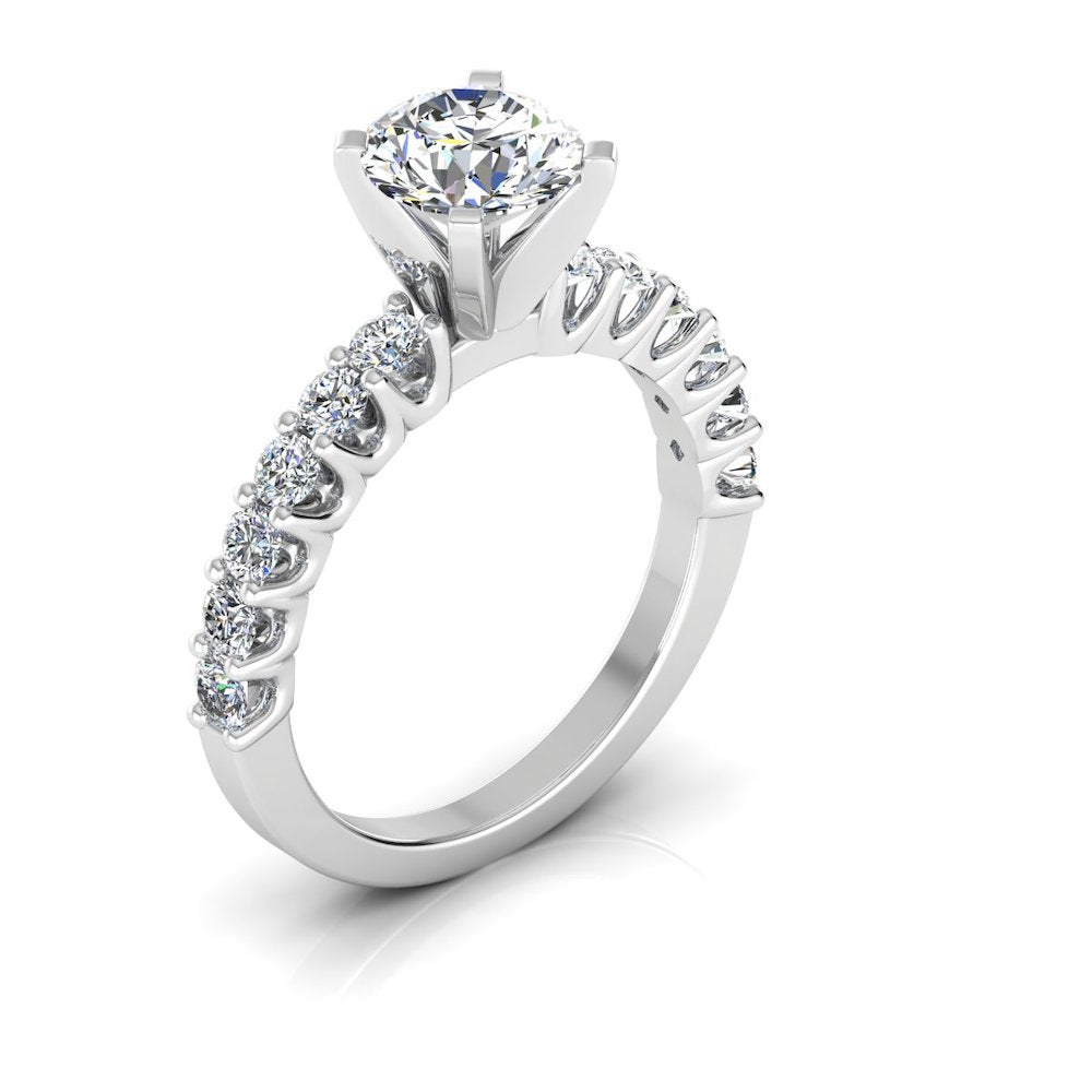 6.6x2.3MM Brilliant Cut Moissanite Engagement Ring、mySite、hinf8tx79