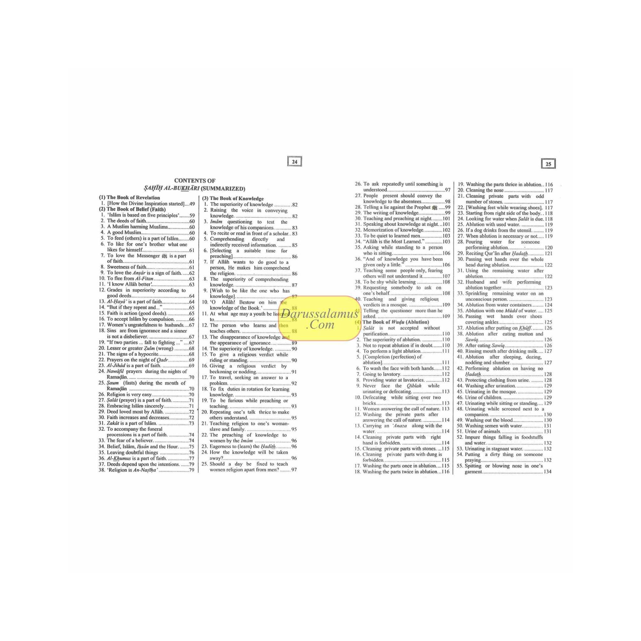 Summarized Sahih Al-Bukhari By Dr. Muhammad Muhsin Khan (Medium Size)、mySite、topwebapps