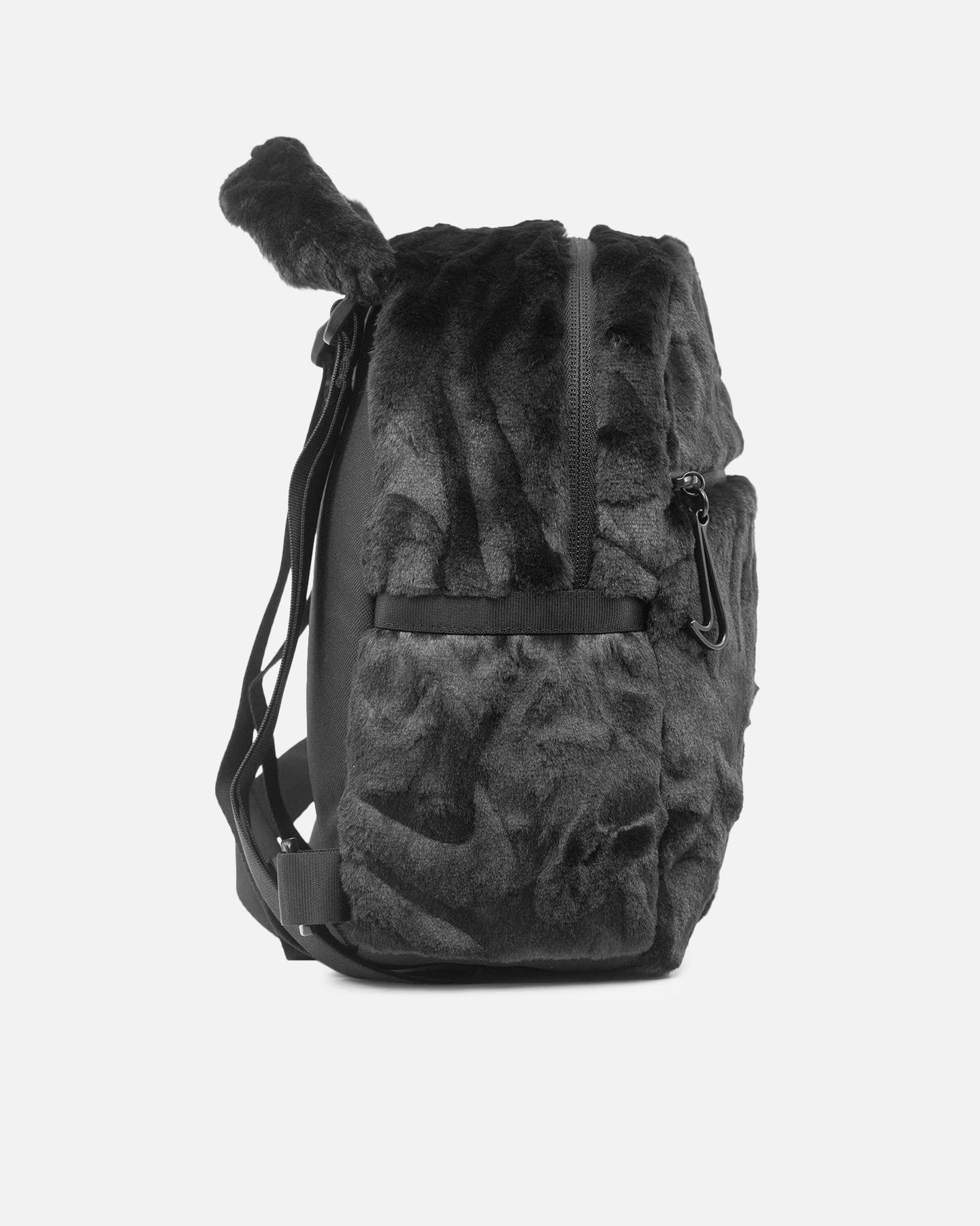 Nike Faux Fur Mini Backpack (6L) Black/Black、mySite、zt4zffjzw