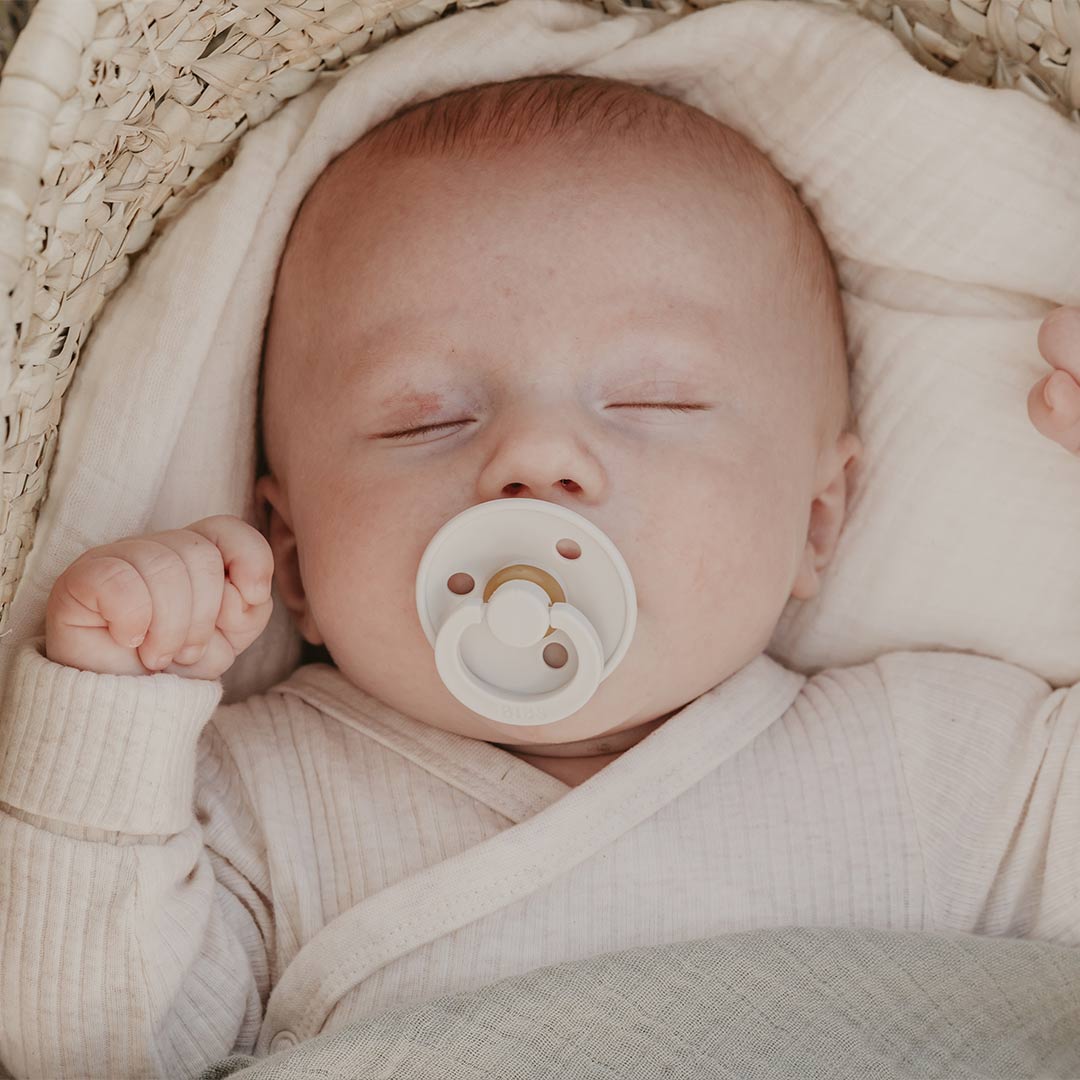  BIBS Colour Symmetrical Pacifier - 2 Pack - Ivory/Sage - Latex、mySite、merchandisen