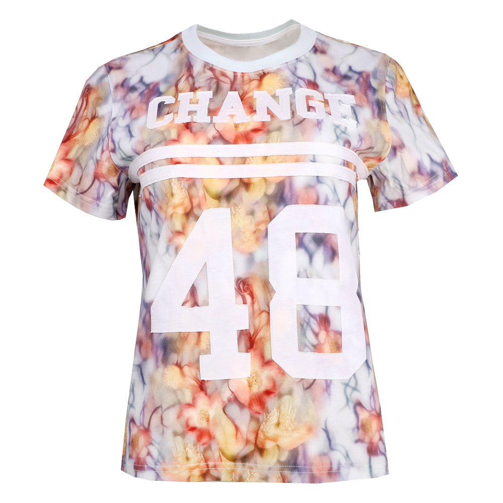 Collina Strada Graphic Crew Neck Short Sleeve T-Shirt、mySite、gtrtttuynbv