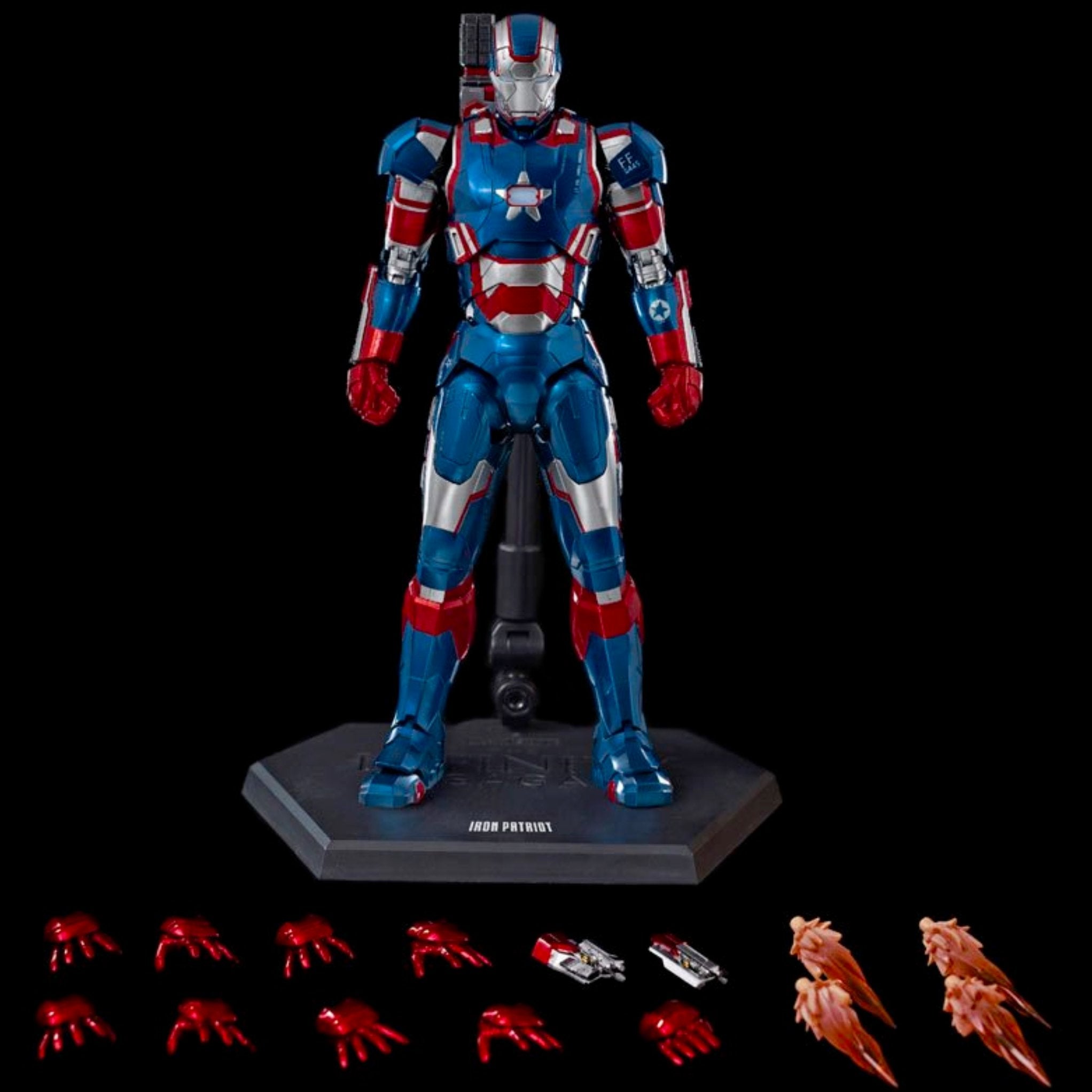 Marvel Studios: The Infinity Saga DLX Iron Patriot Action Figure、mySite、hgirdovlk