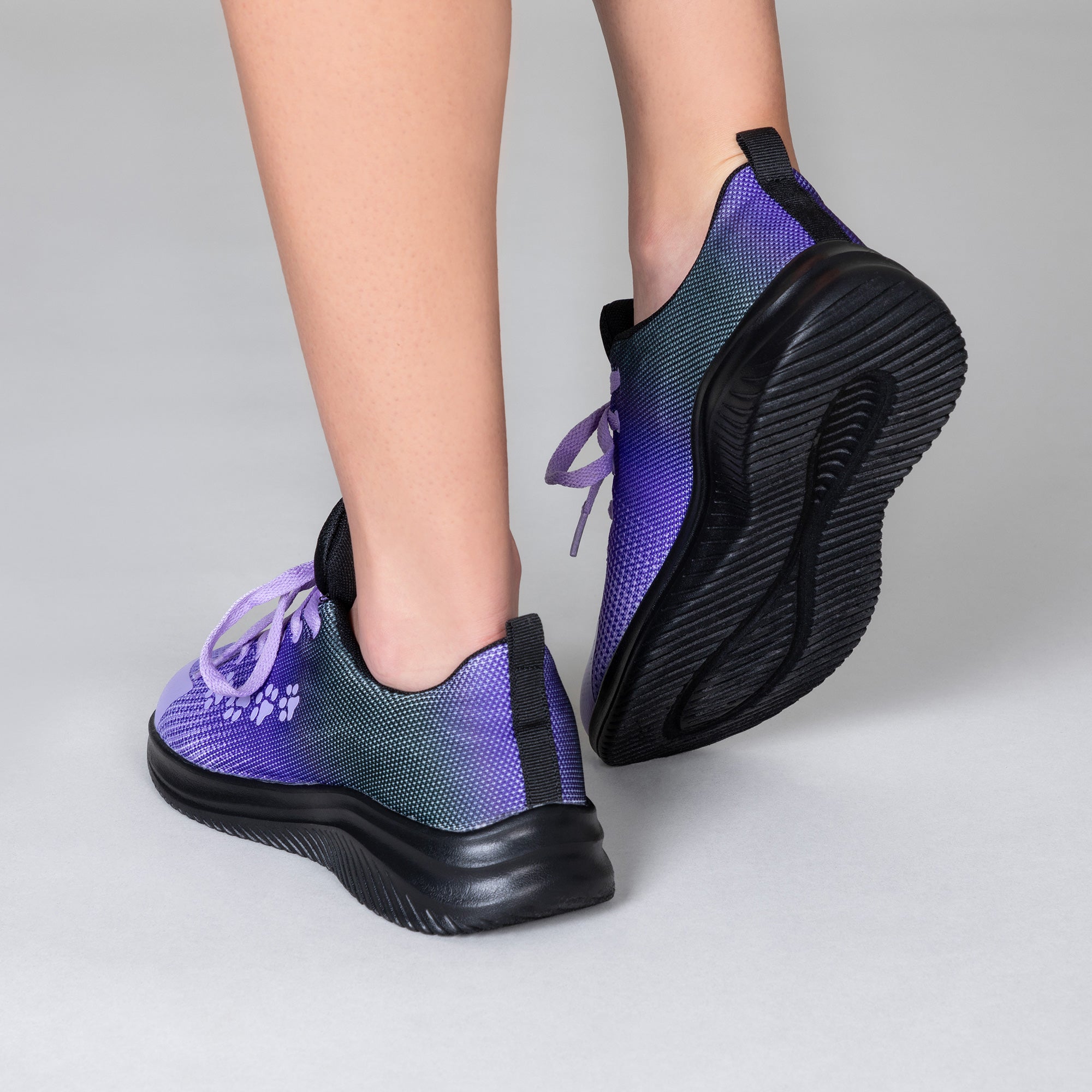 Ombre Paw Print Walking Shoes、mySite、camillekostekn