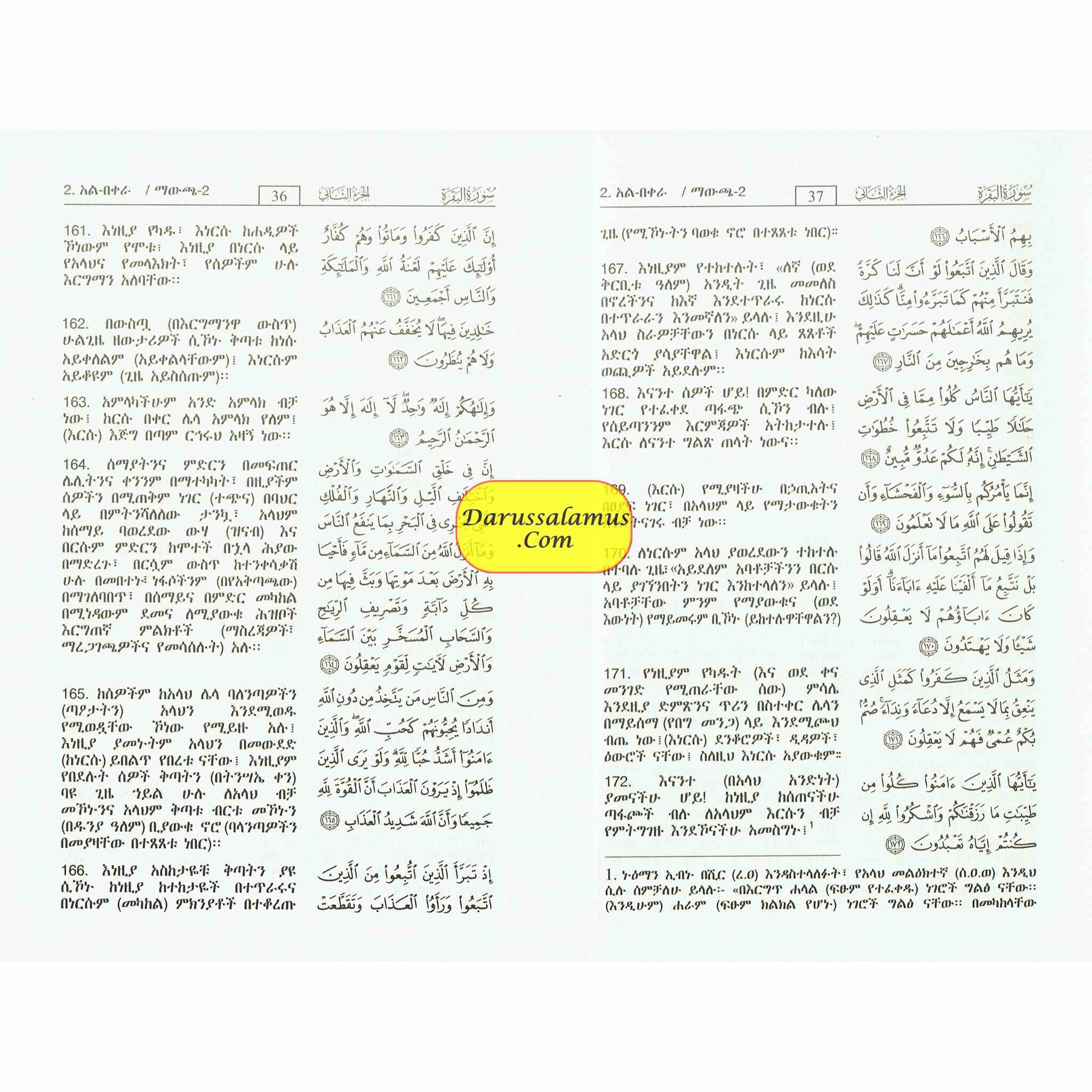 The Noble Quran in Amharic Ethiopia language、mySite、topwebapps