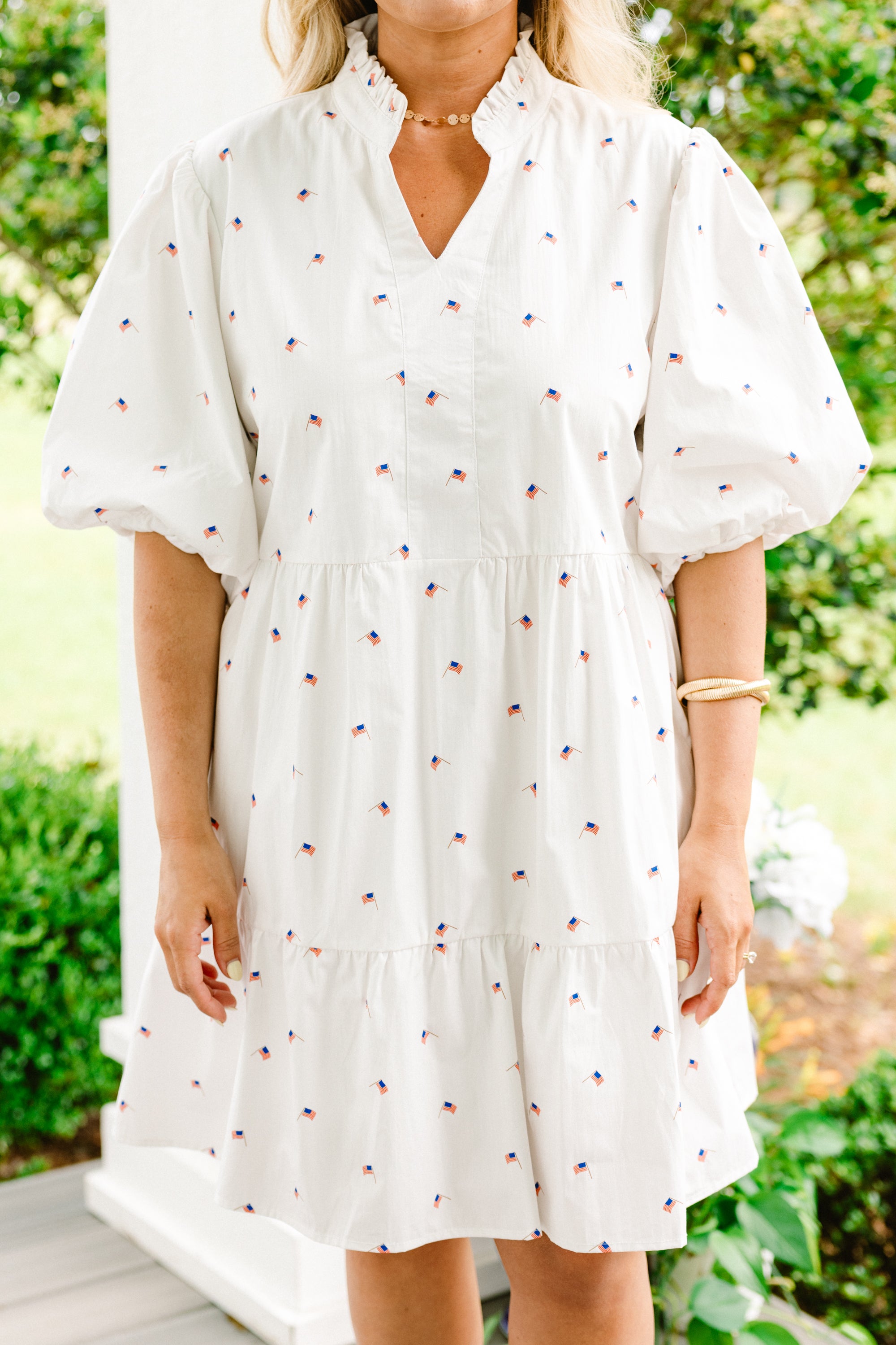  Stars And Stripes Dress, White、mySite、justintrudeaud