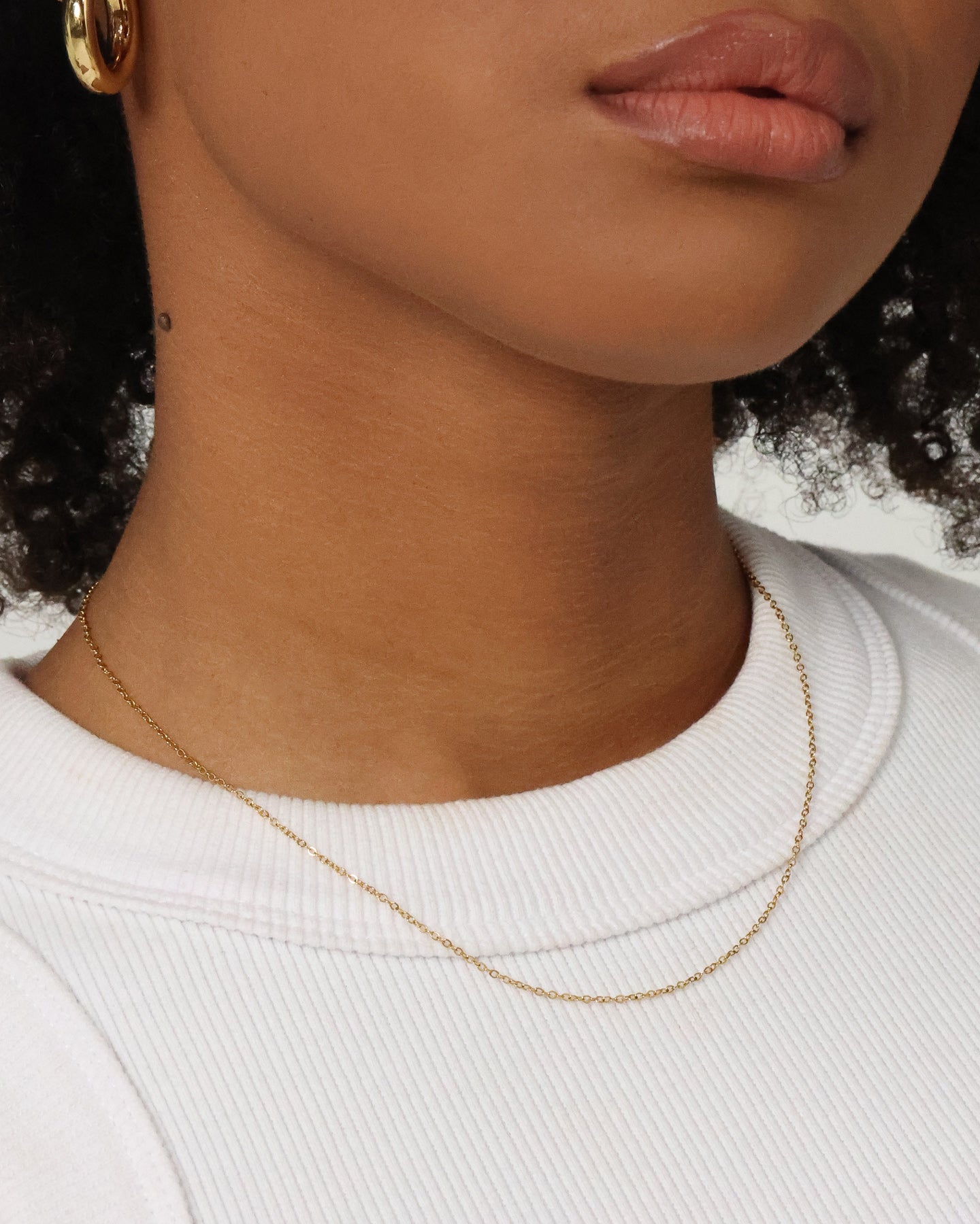 Raising Hell Customisable Cable Necklace Gold、mySite、zt4zffjzw