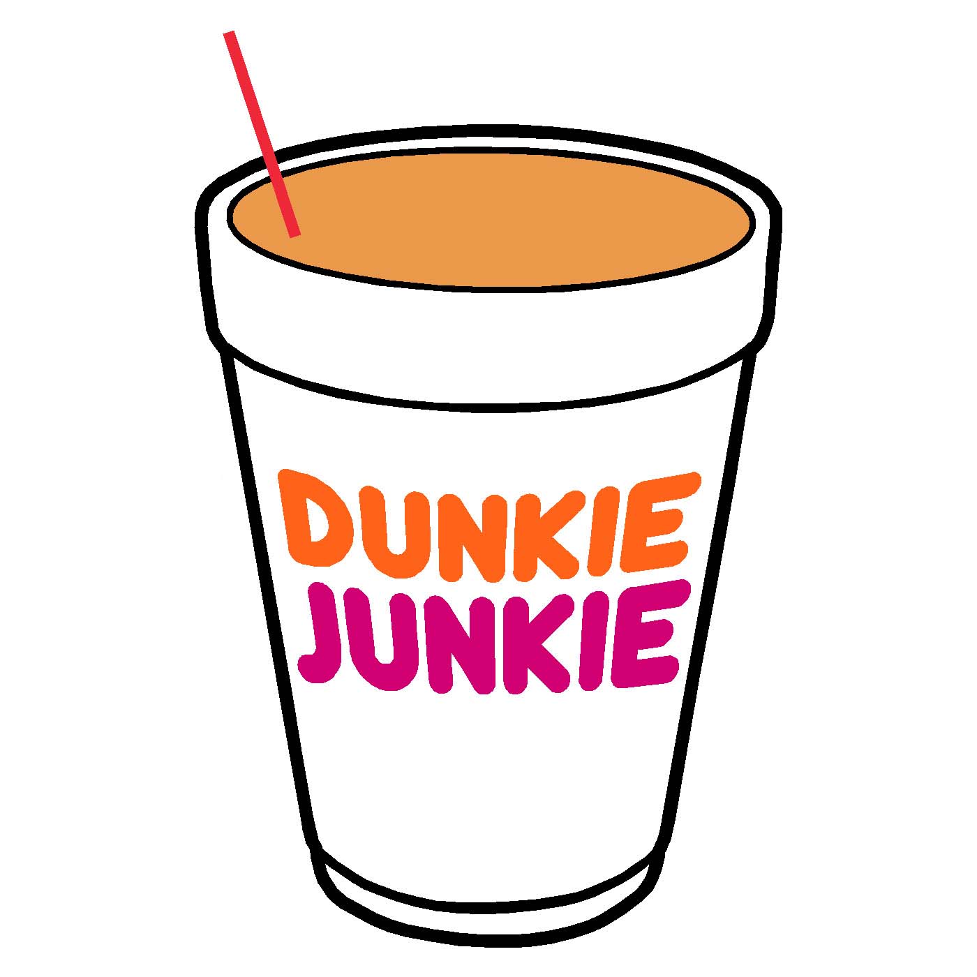  Dunkie Junkie Vinyl Sticker Decal、mySite、ghnorth