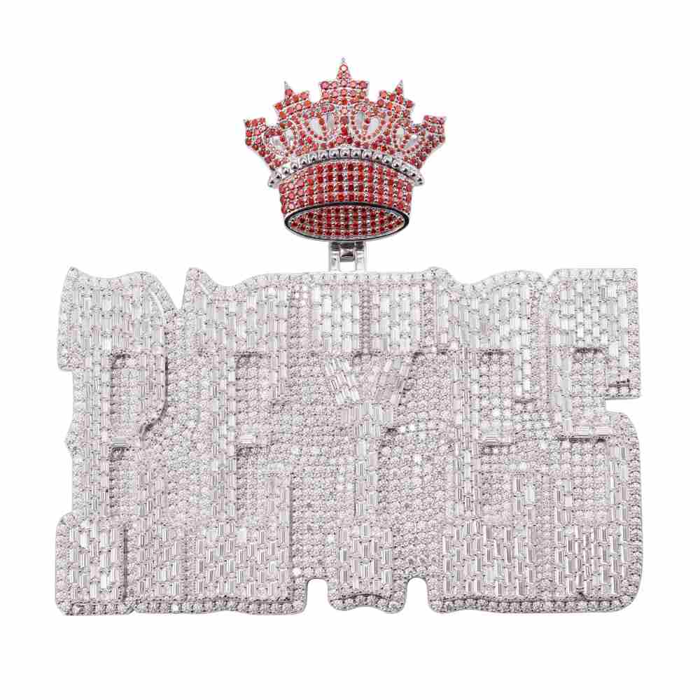 REYES Custom Pendant 14K White Gold、mySite、hinf8tx79