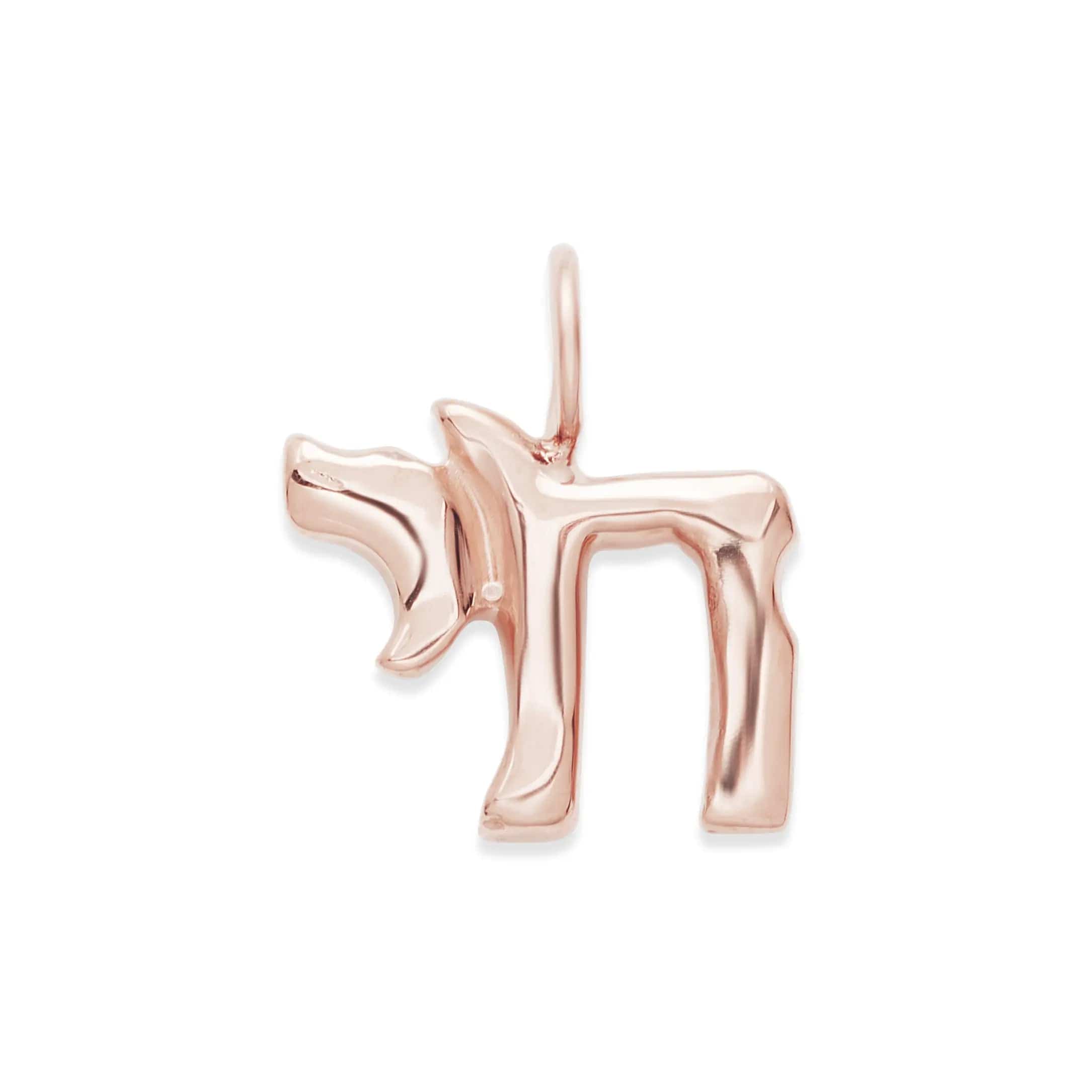 Chai Charm by Elisa Solomon - 14k Yellow, White or Rose Gold、mySite、topwebapps