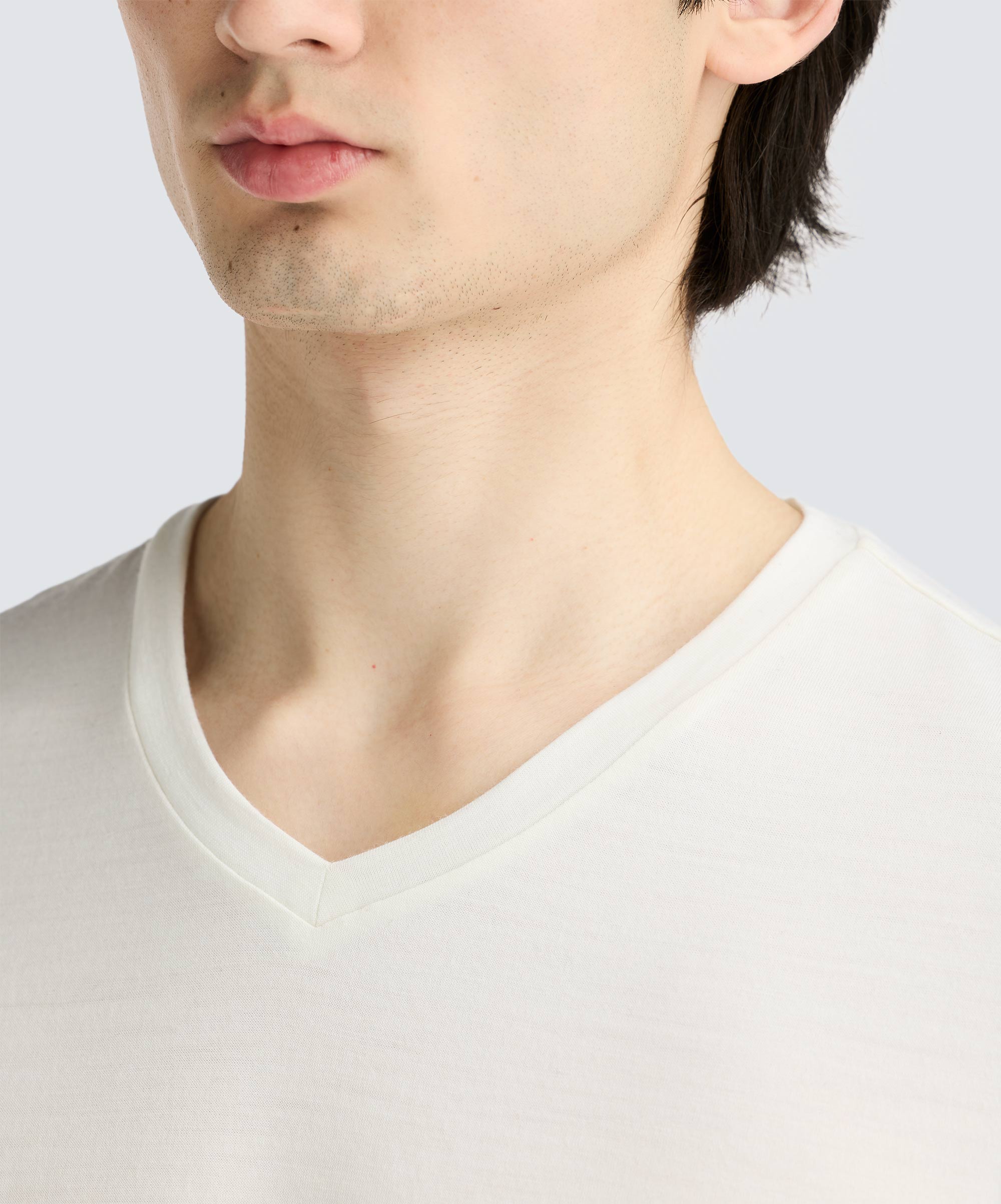 Men's Merino V-Neck T-Shirt、mySite、noshort