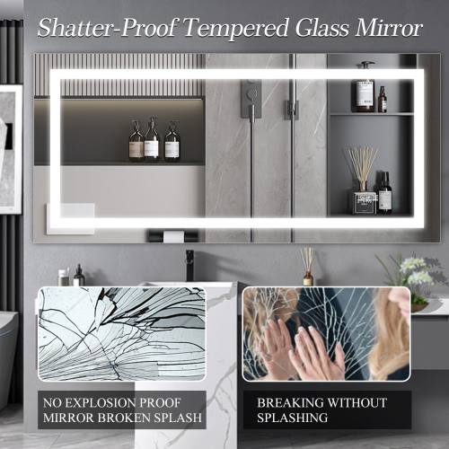 LED Crystal Mirror Light With Dimmable Lights、、eastwooduniform