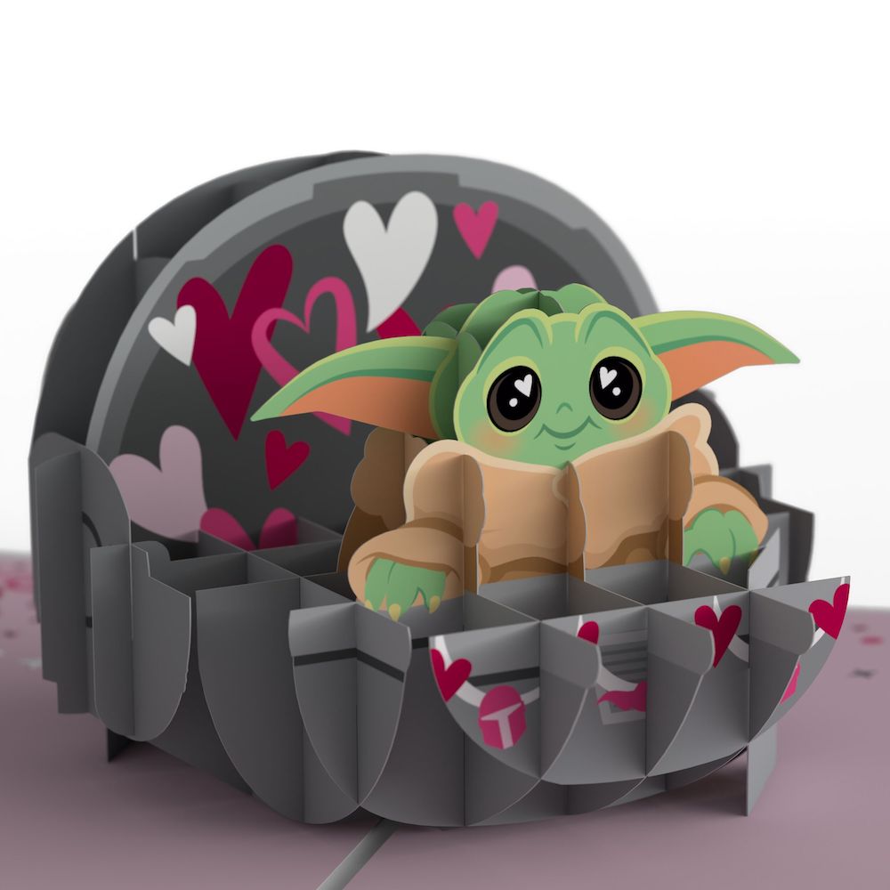 Star Wars™ The Mandalorian™ Grogu™ Love is the Way Pop-Up Card、mySite、solidvoid