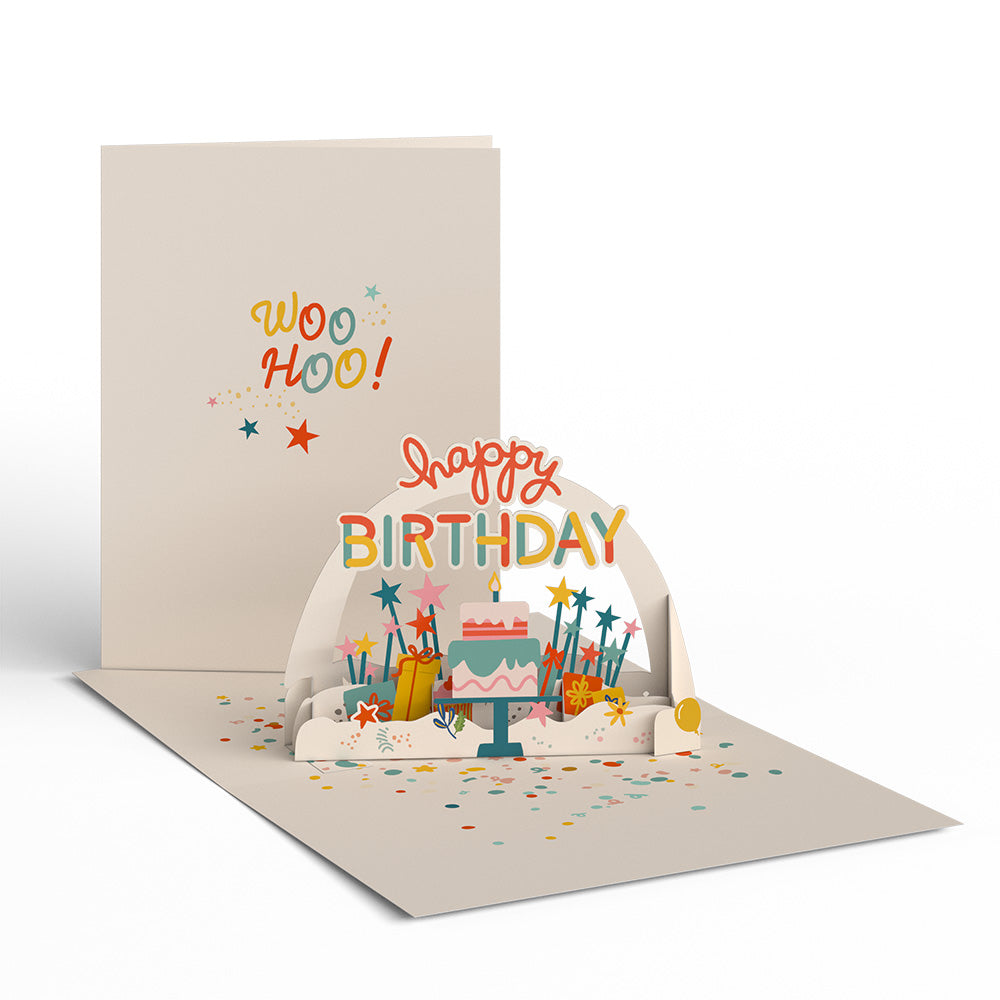 Whimsical Birthday Box Set (Assorted 12-Pack): Paperpop® Card、mySite、solidvoid