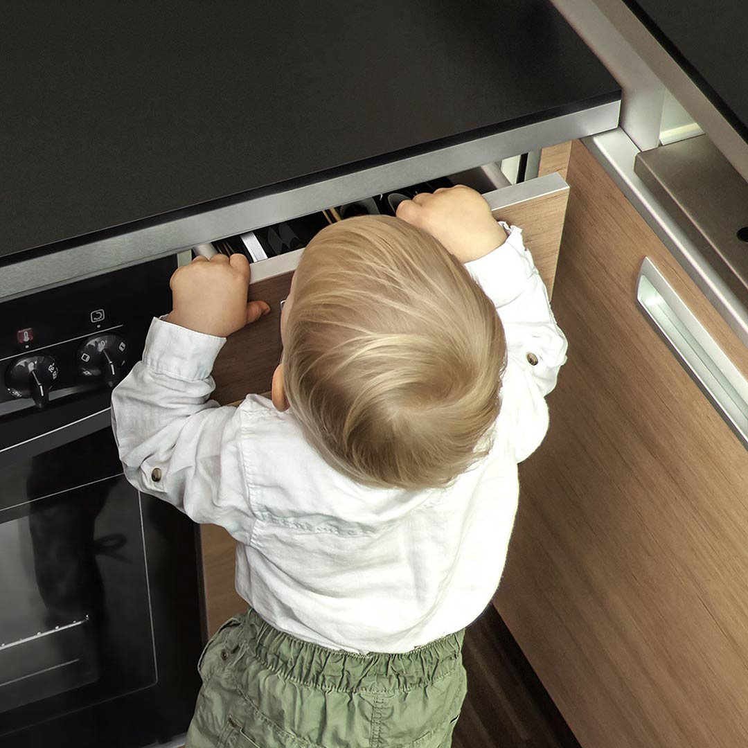  Fred Adhesive Top Drawer Catches - Pure White V2 - 2 Pack、mySite、merchandisen