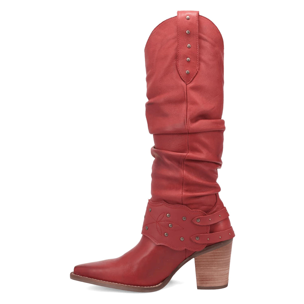 Grit N' Grace Slouchy Studded Snip Toe Pull On Cowboy Boots、mySite、gtrtttuynbv