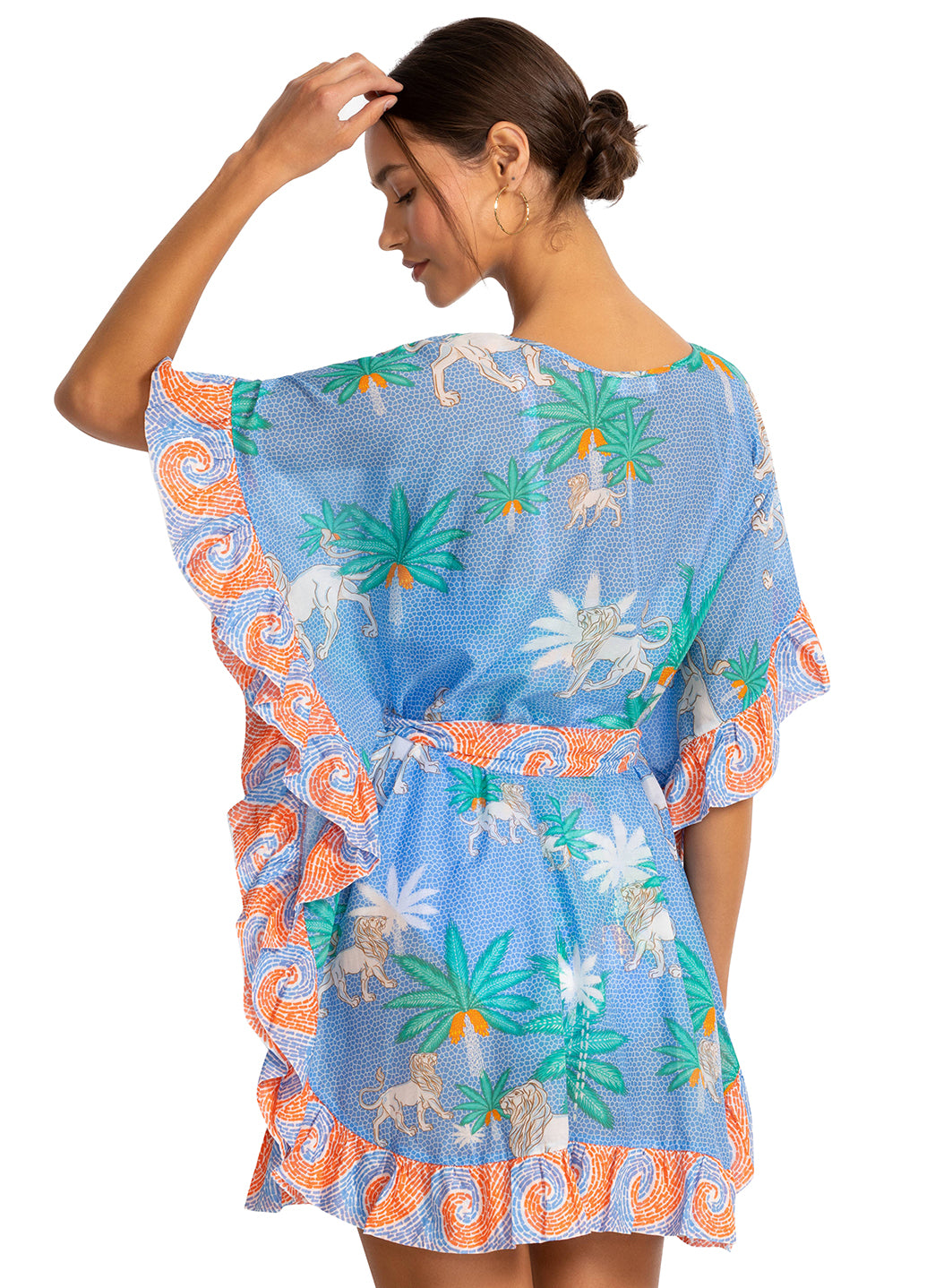 Johnny Was Women's Johnny Was x Paolita Circe's Garden Tulum Kaftan、mySite、noshort