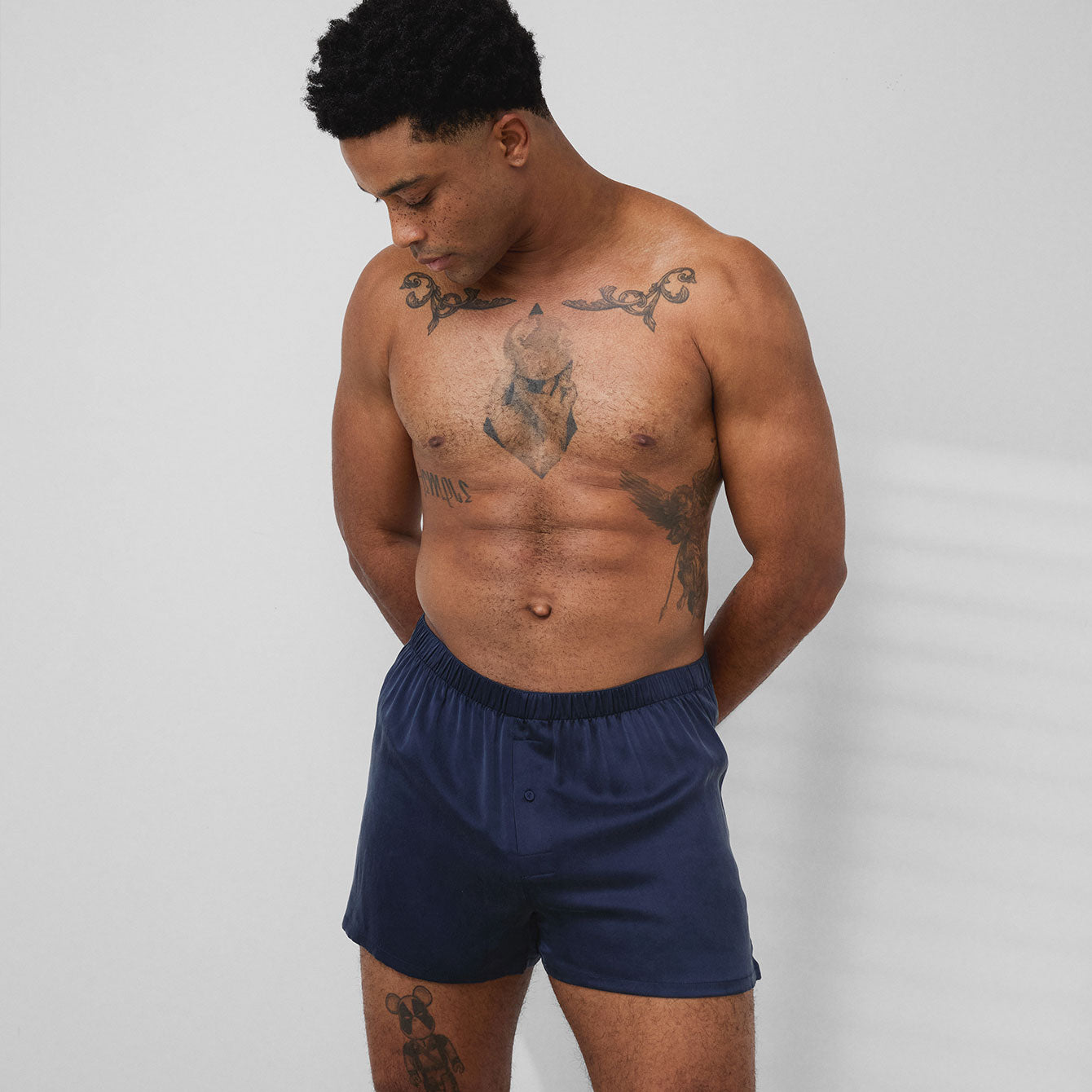 Men's Washable Silk Boxer、mySite、bengalsvssteelers