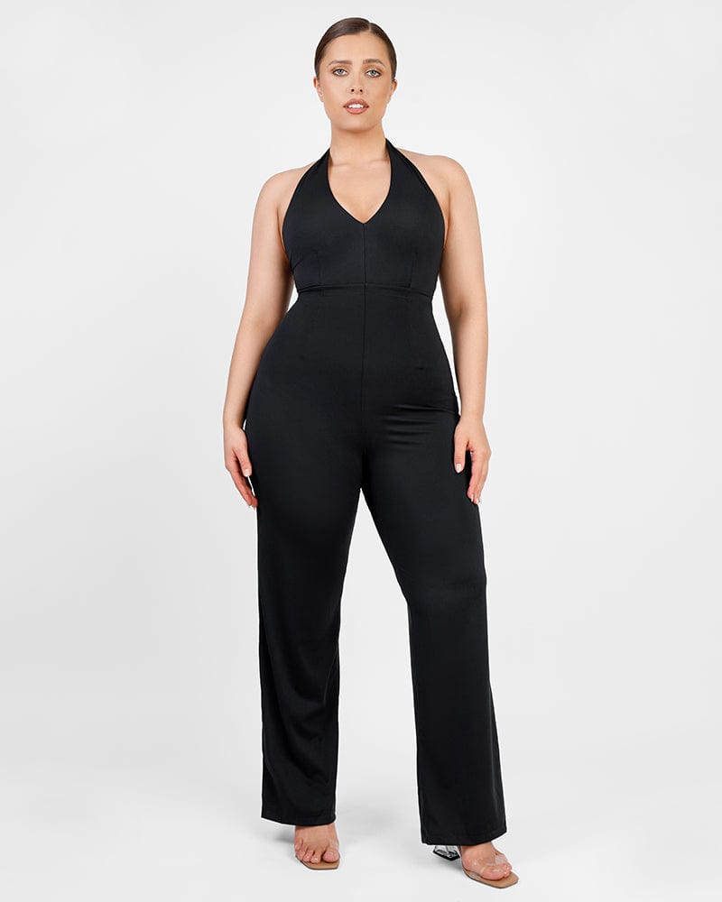 Ultra Sleek Halter Neck Shaping Jumpsuit、mySite、bengalsvssteelers